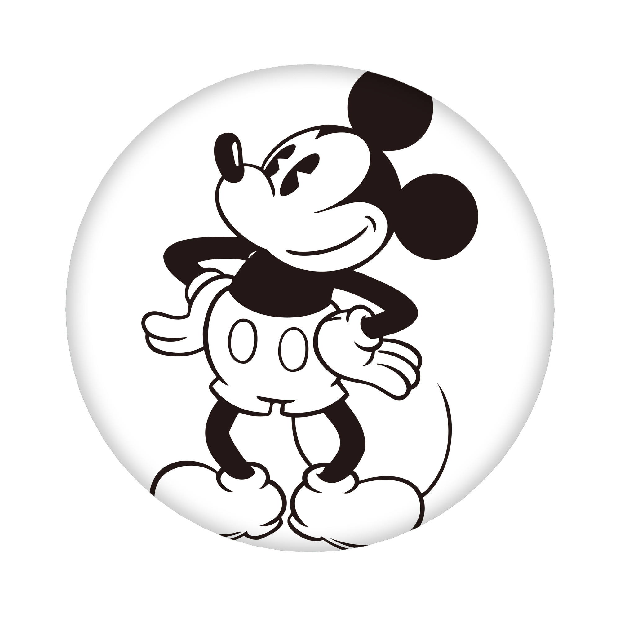 （画像用） ミッキーマウス Mickey Mouse 6cm 缶バッジ 複数セット