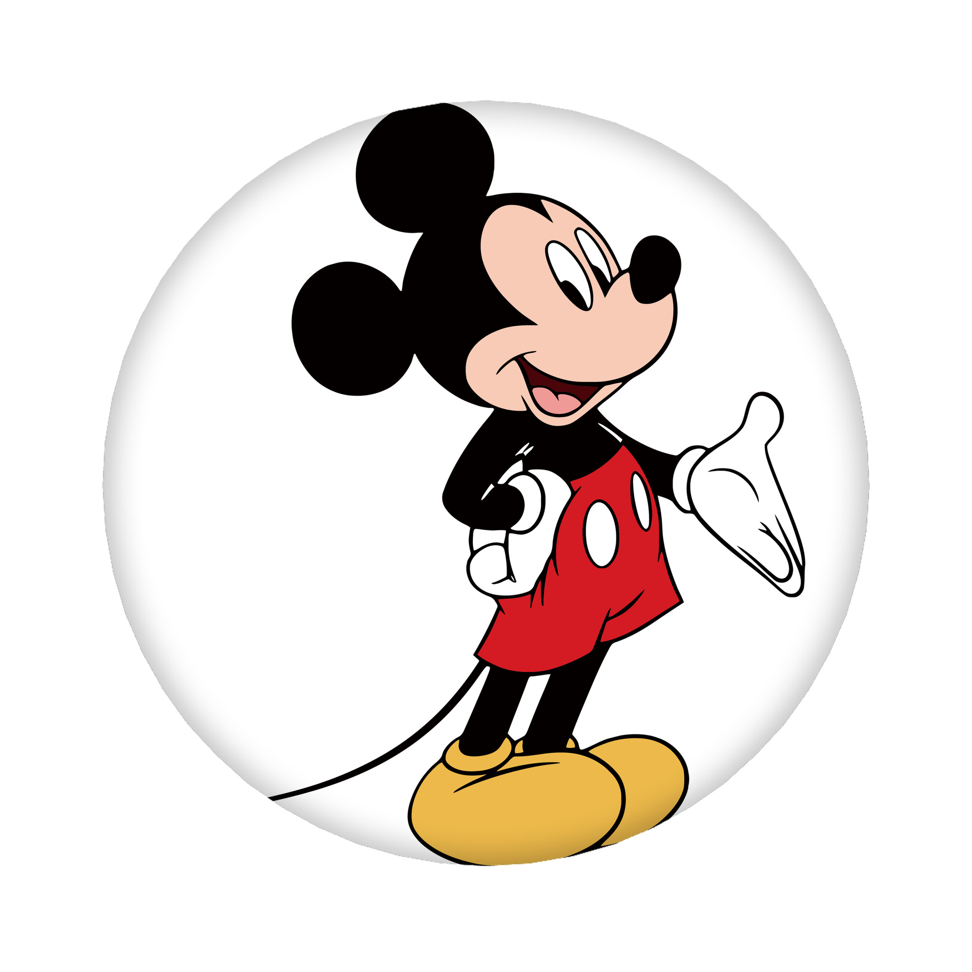 （画像用） ミッキーマウス Mickey Mouse 6cm 缶バッジ 複数セット