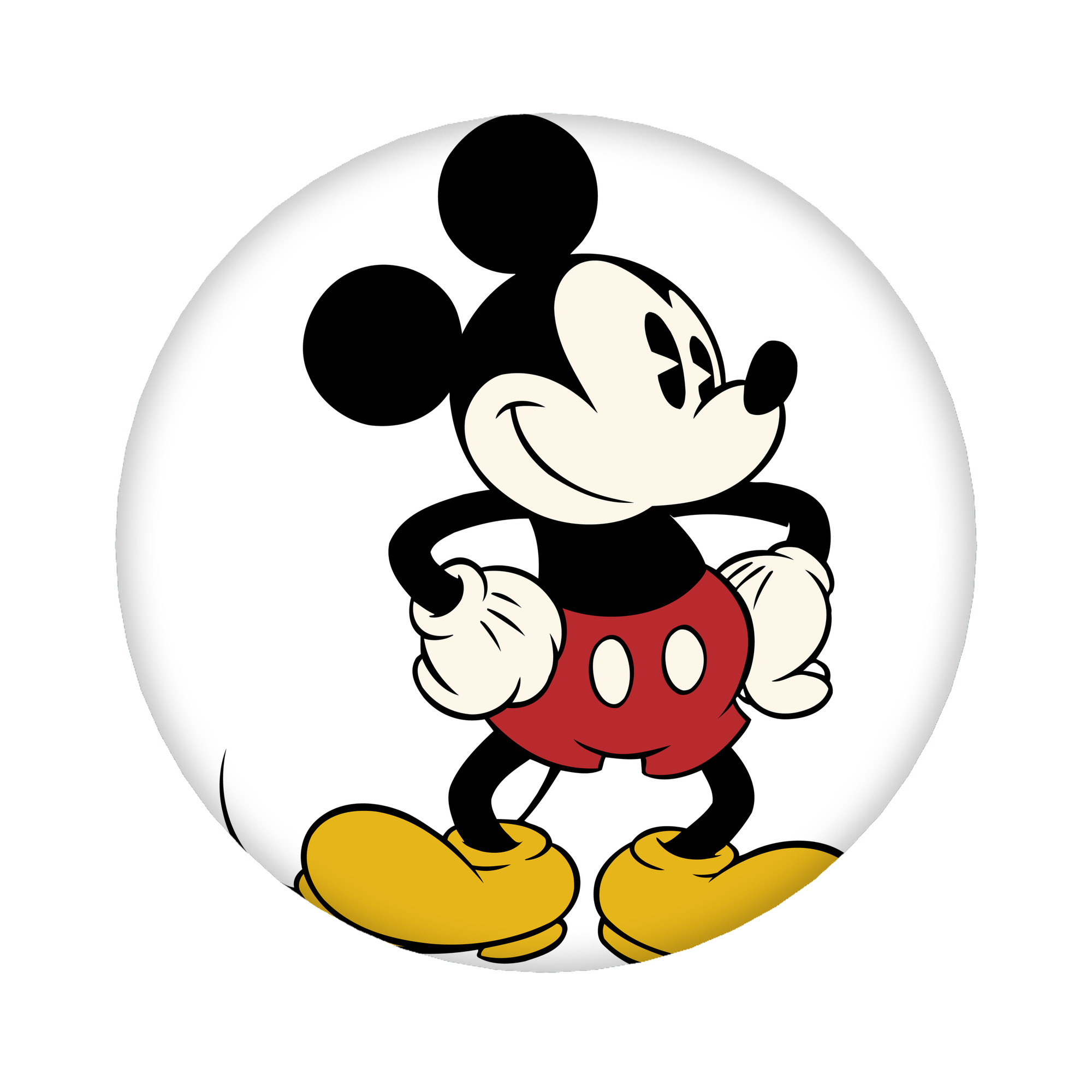 （画像用） ミッキーマウス Mickey Mouse 6cm 缶バッジ 複数セット