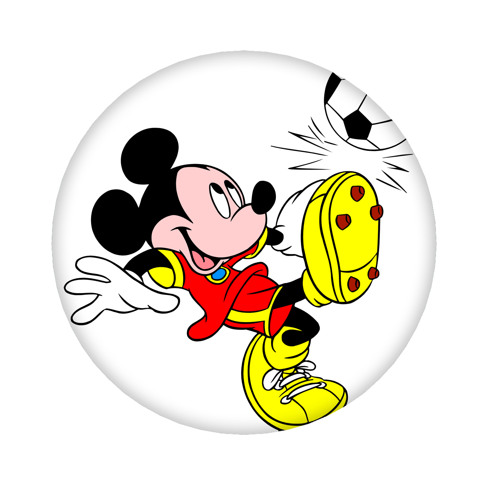（画像用） ミッキーマウス Mickey Mouse 6cm 缶バッジ 複数セット