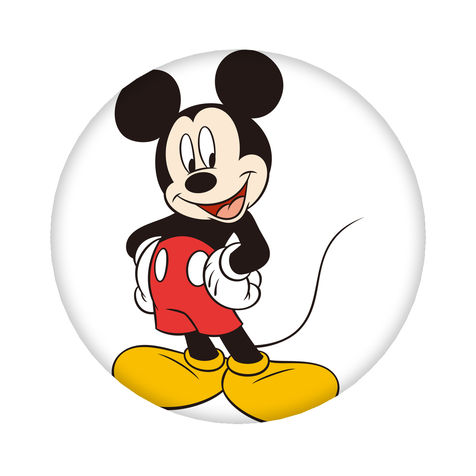 （画像用） ミッキーマウス Mickey Mouse 6cm 缶バッジ 複数セット