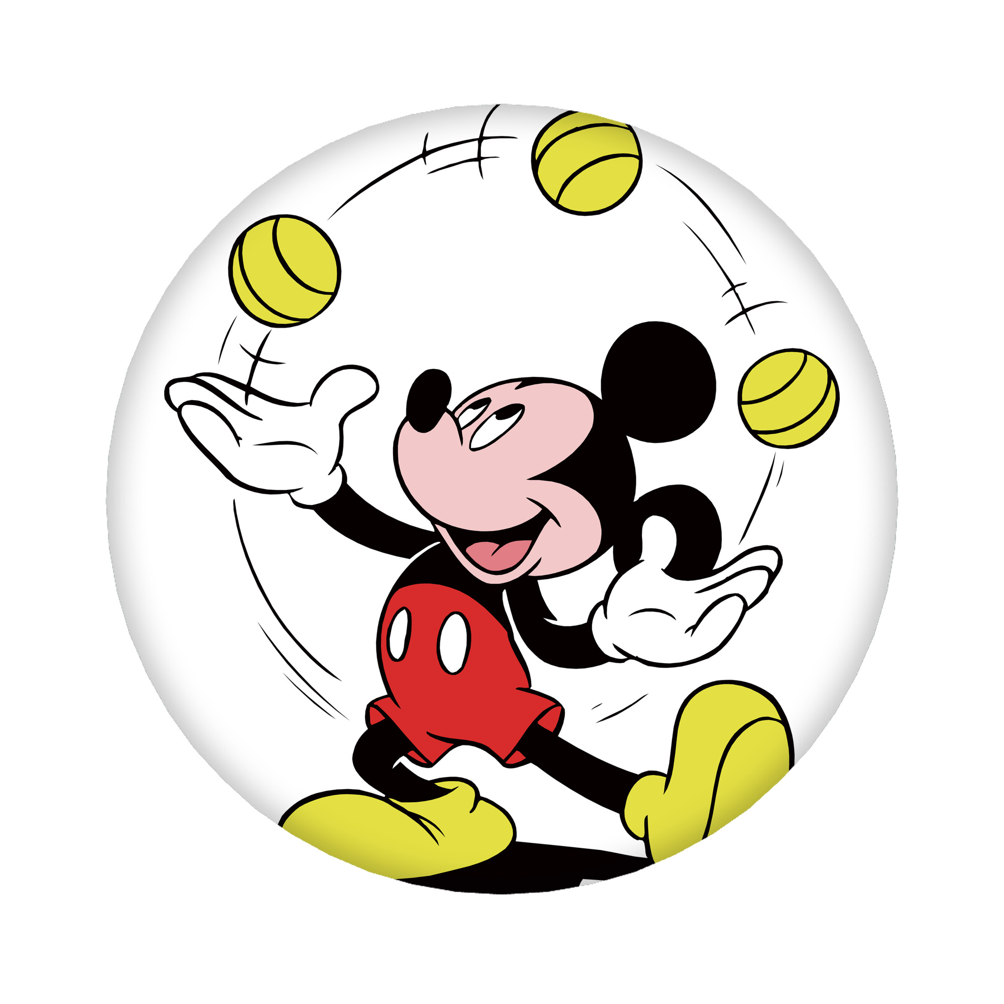 （画像用） ミッキーマウス Mickey Mouse 6cm 缶バッジ 複数セット