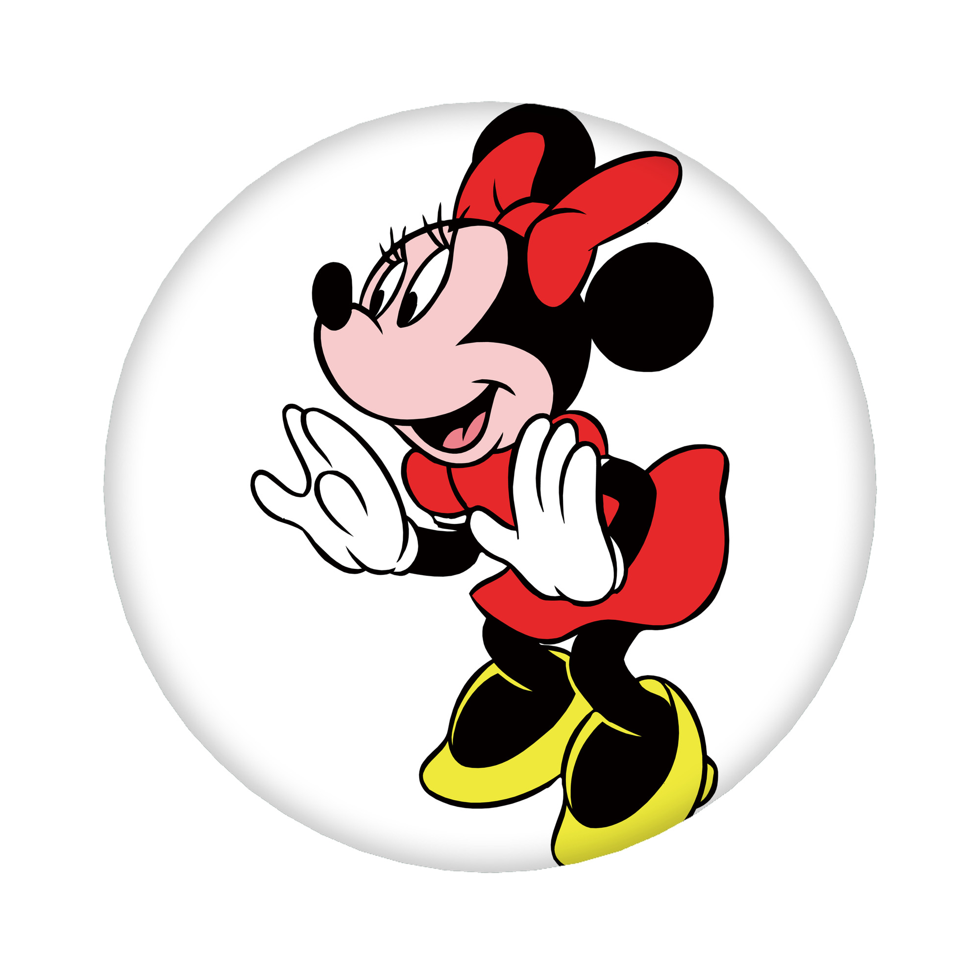 （画像用） ミッキーマウス Mickey Mouse 6cm 缶バッジ 複数セット