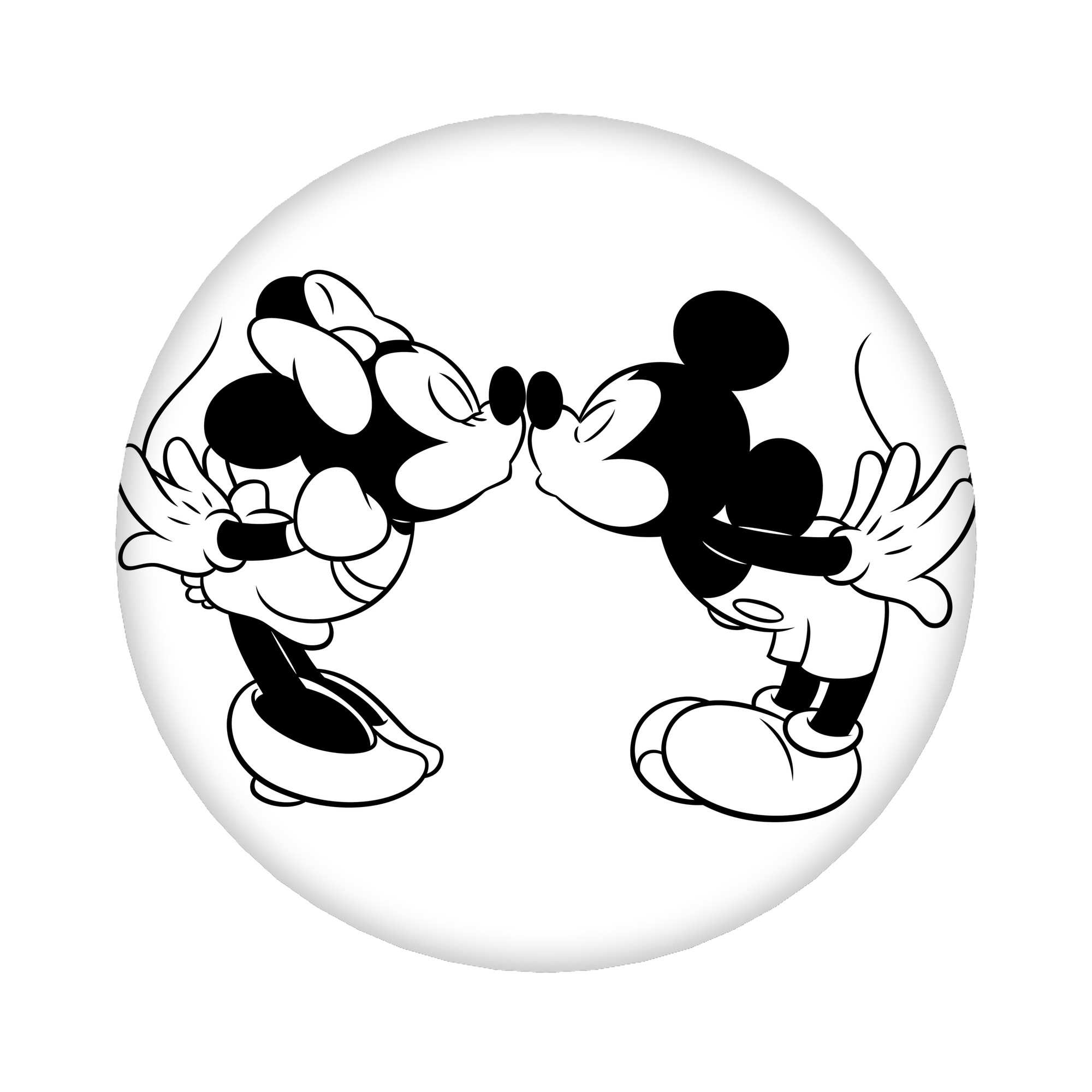 （画像用） ミッキーマウス Mickey Mouse 6cm 缶バッジ 複数セット
