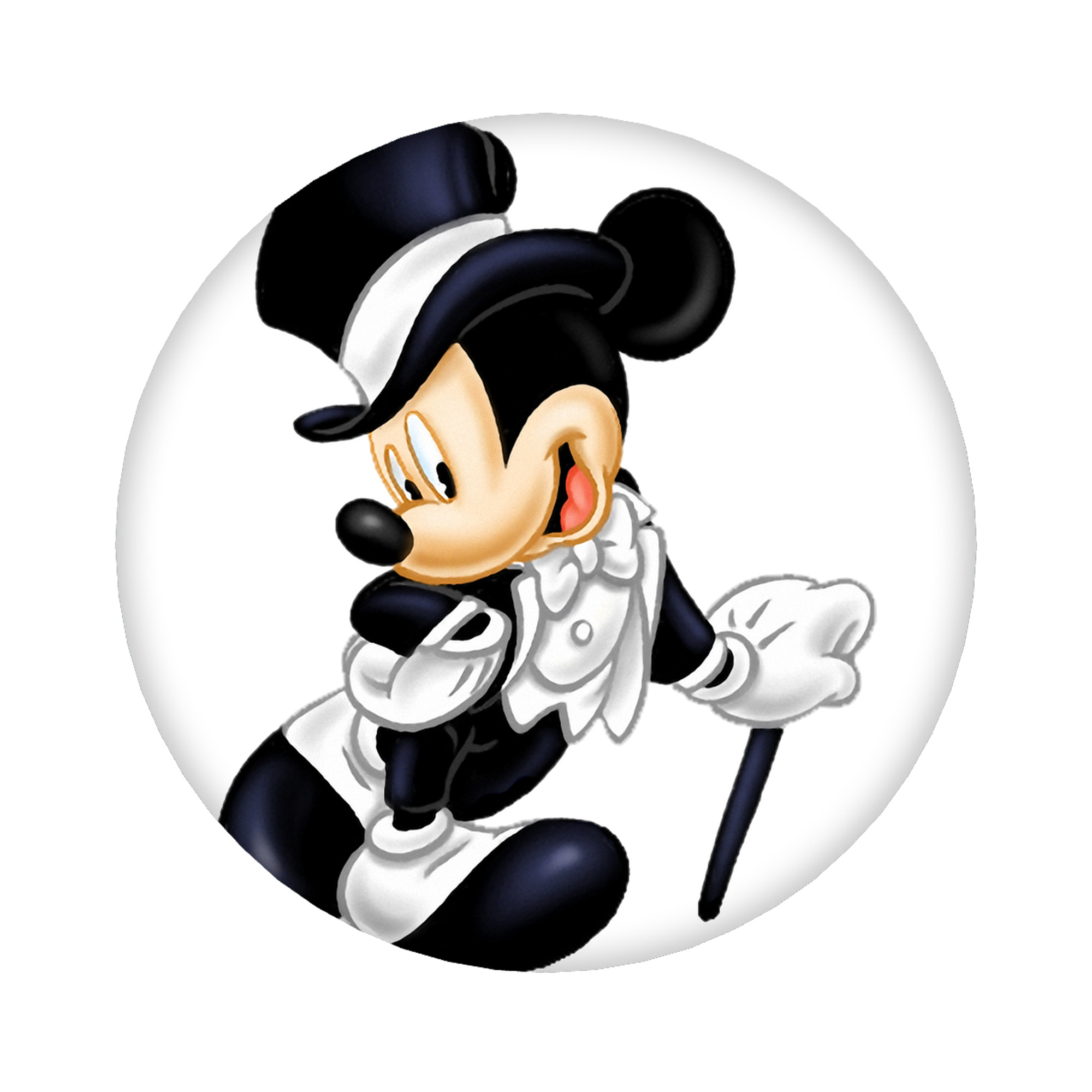（画像用） ミッキーマウス Mickey Mouse 6cm 缶バッジ 複数セット