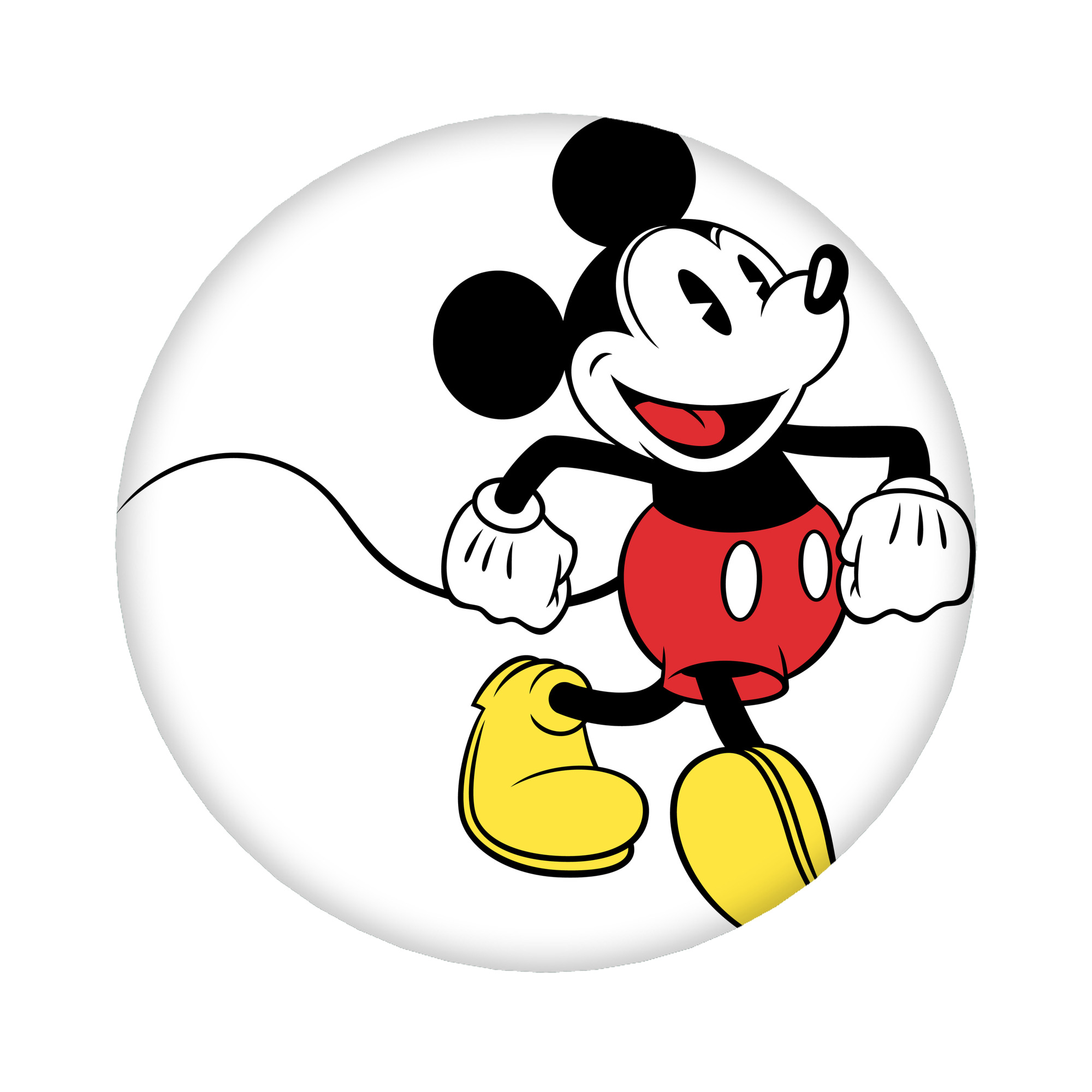 （画像用） ミッキーマウス Mickey Mouse 6cm 缶バッジ 複数セット