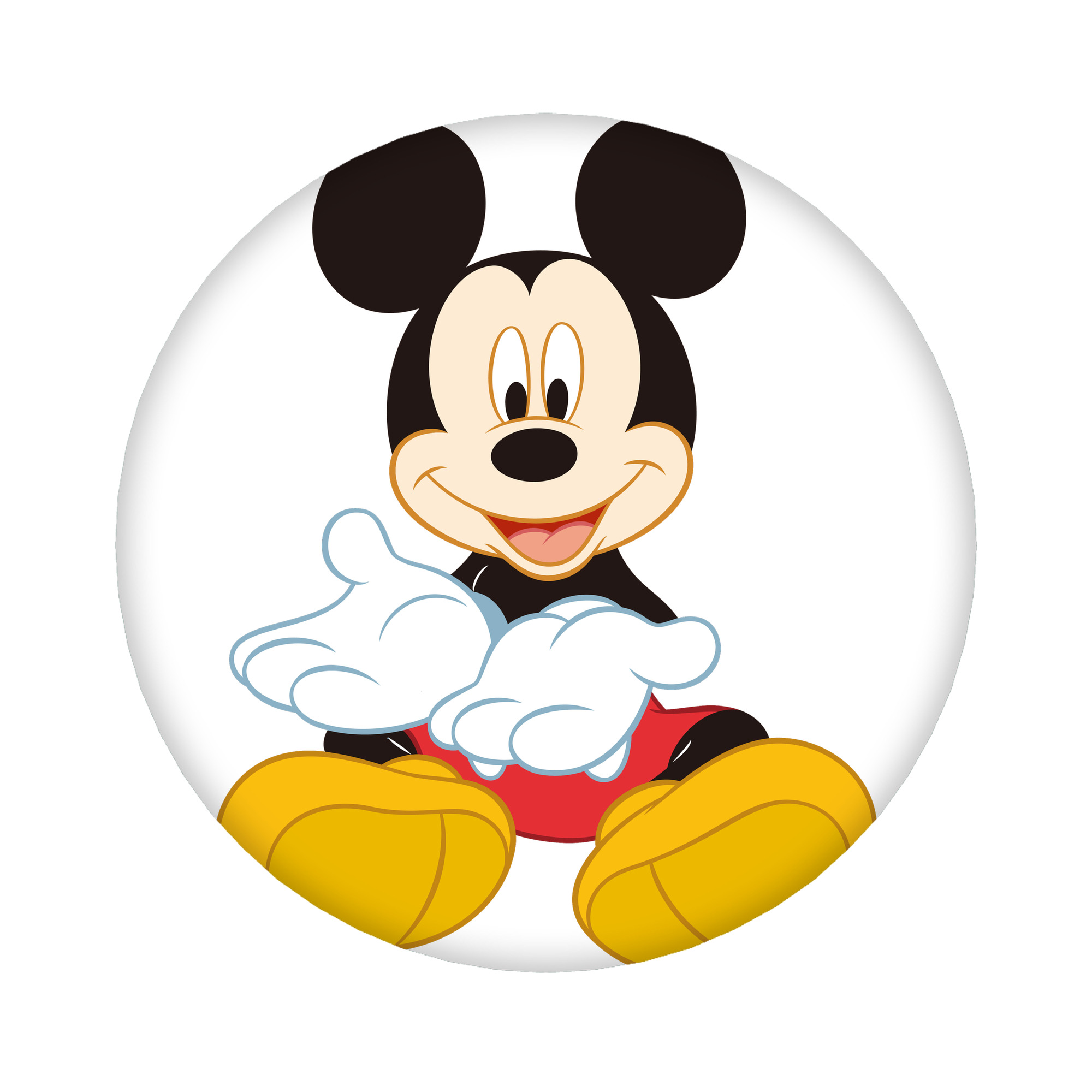 （画像用） ミッキーマウス Mickey Mouse 6cm 缶バッジ 複数セット