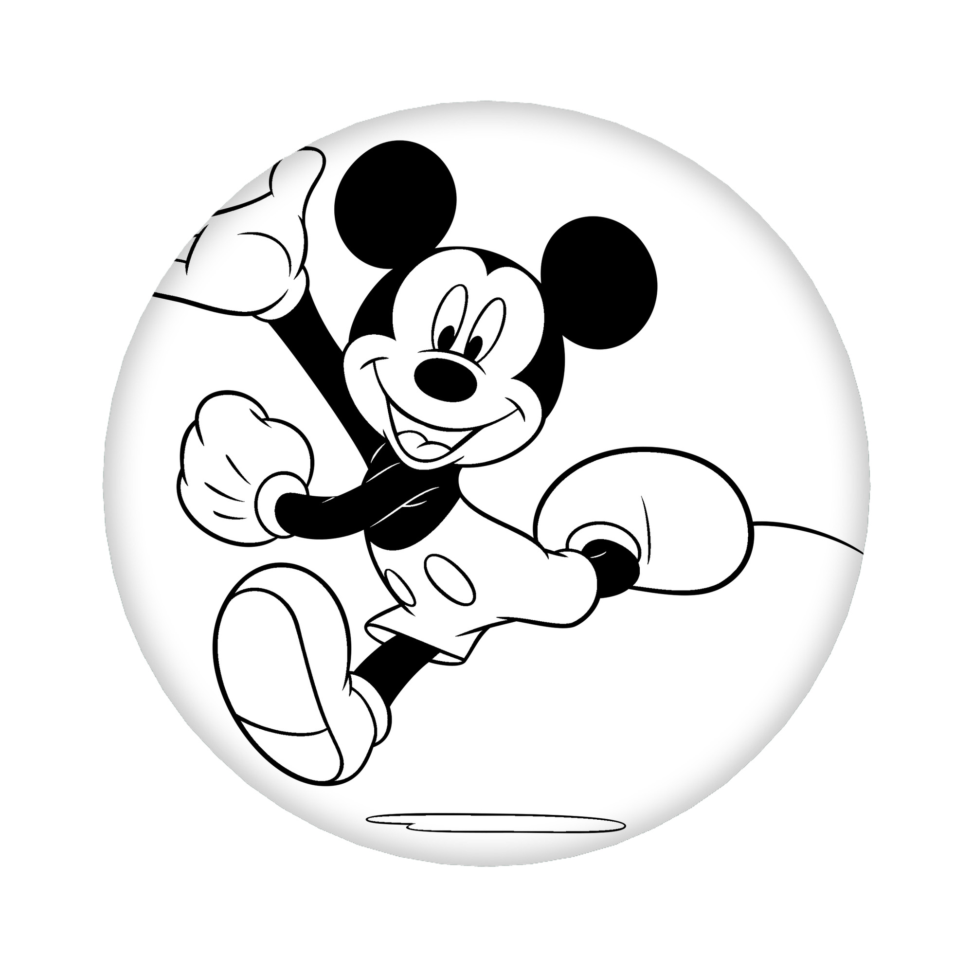 （画像用） ミッキーマウス Mickey Mouse 6cm 缶バッジ 複数セット
