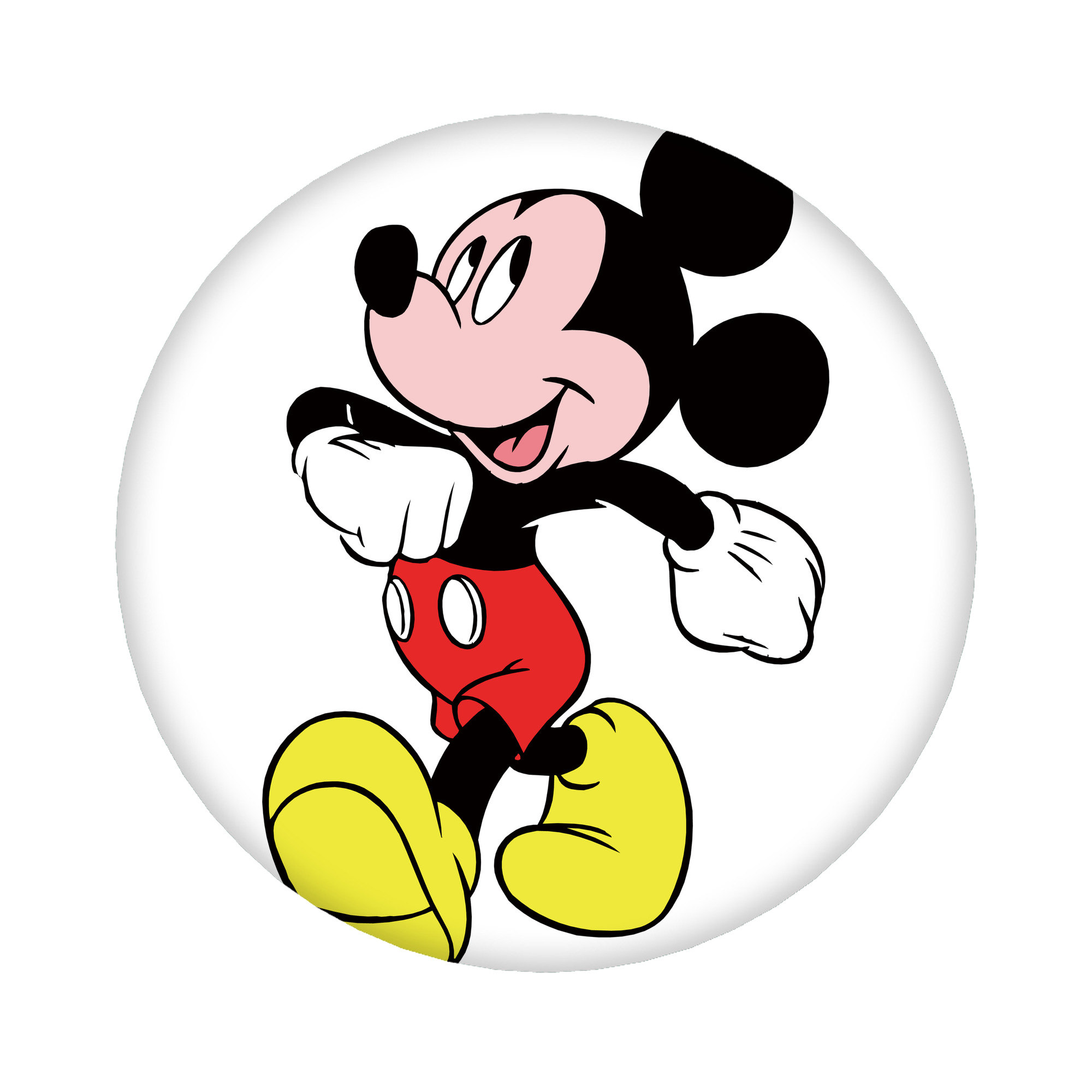 （画像用） ミッキーマウス Mickey Mouse 6cm 缶バッジ 複数セット