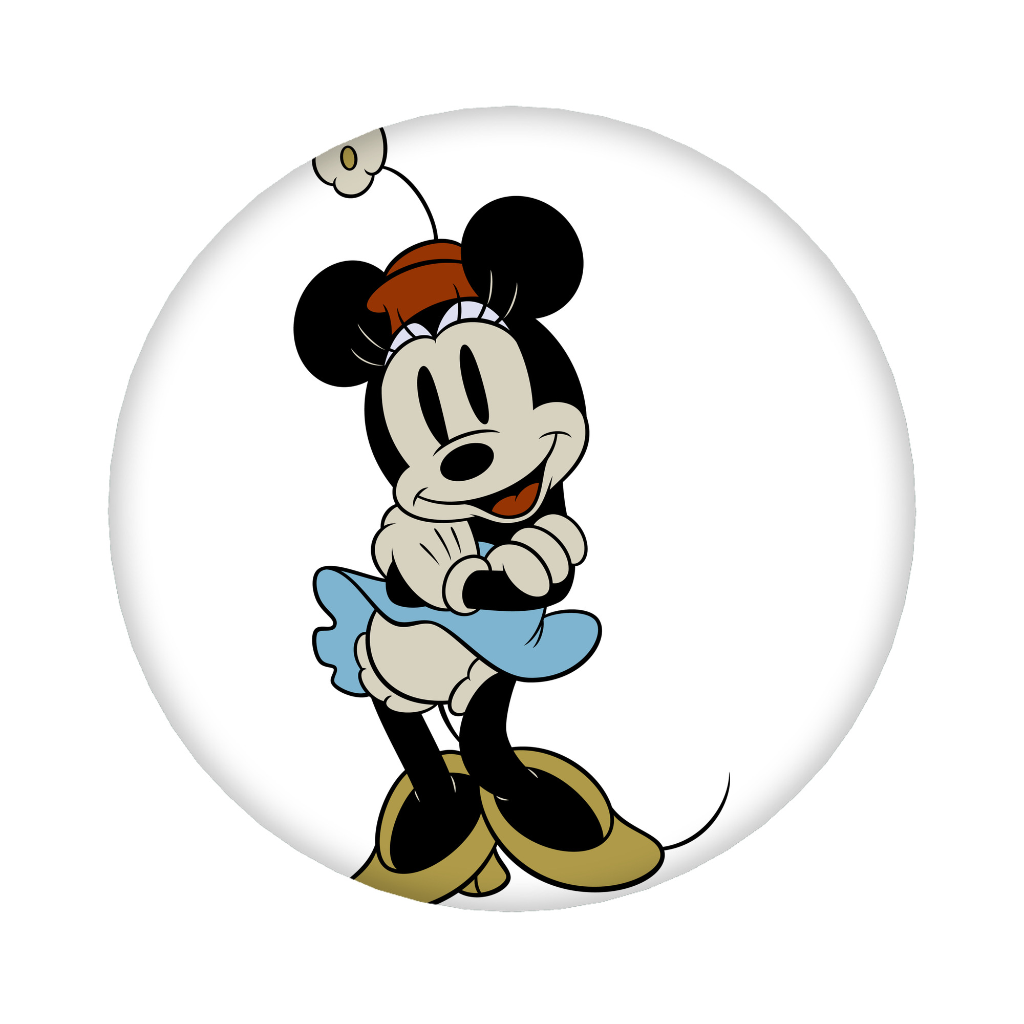 （画像用） ミッキーマウス Mickey Mouse 6cm 缶バッジ 複数セット
