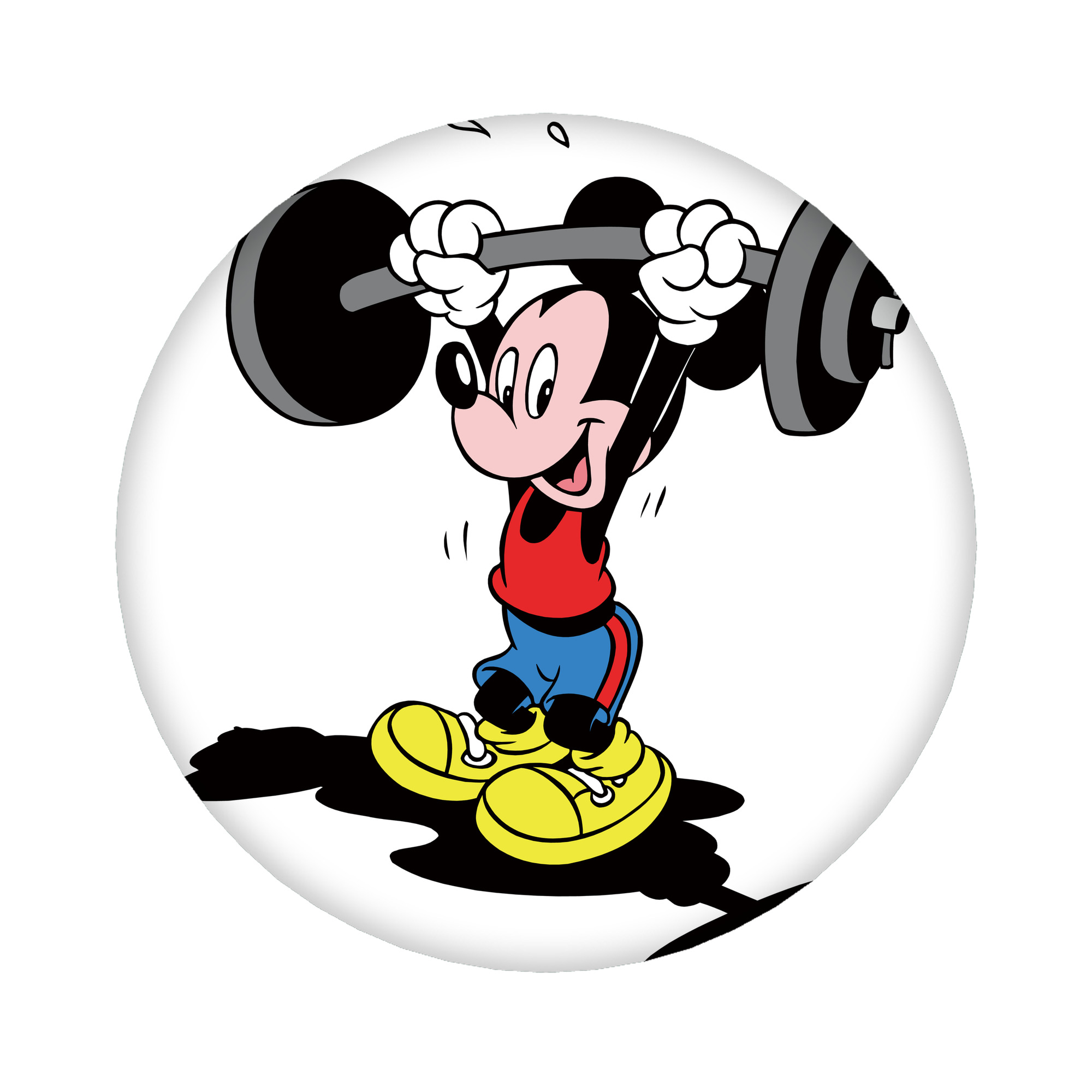 （画像用） ミッキーマウス Mickey Mouse 6cm 缶バッジ 複数セット