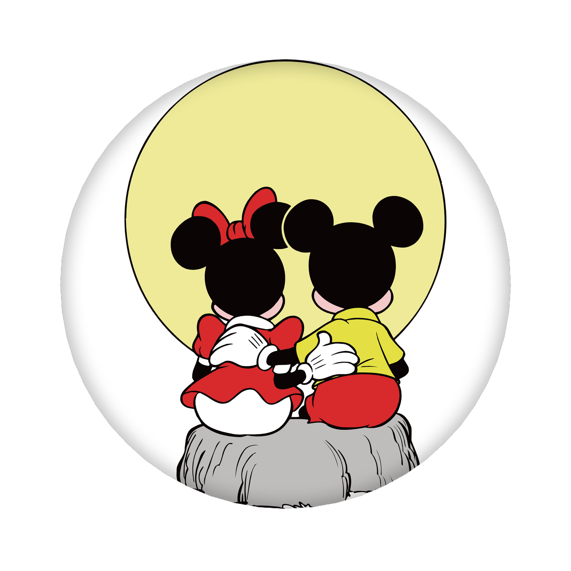 （画像用） ミッキーマウス Mickey Mouse 6cm 缶バッジ 複数セット