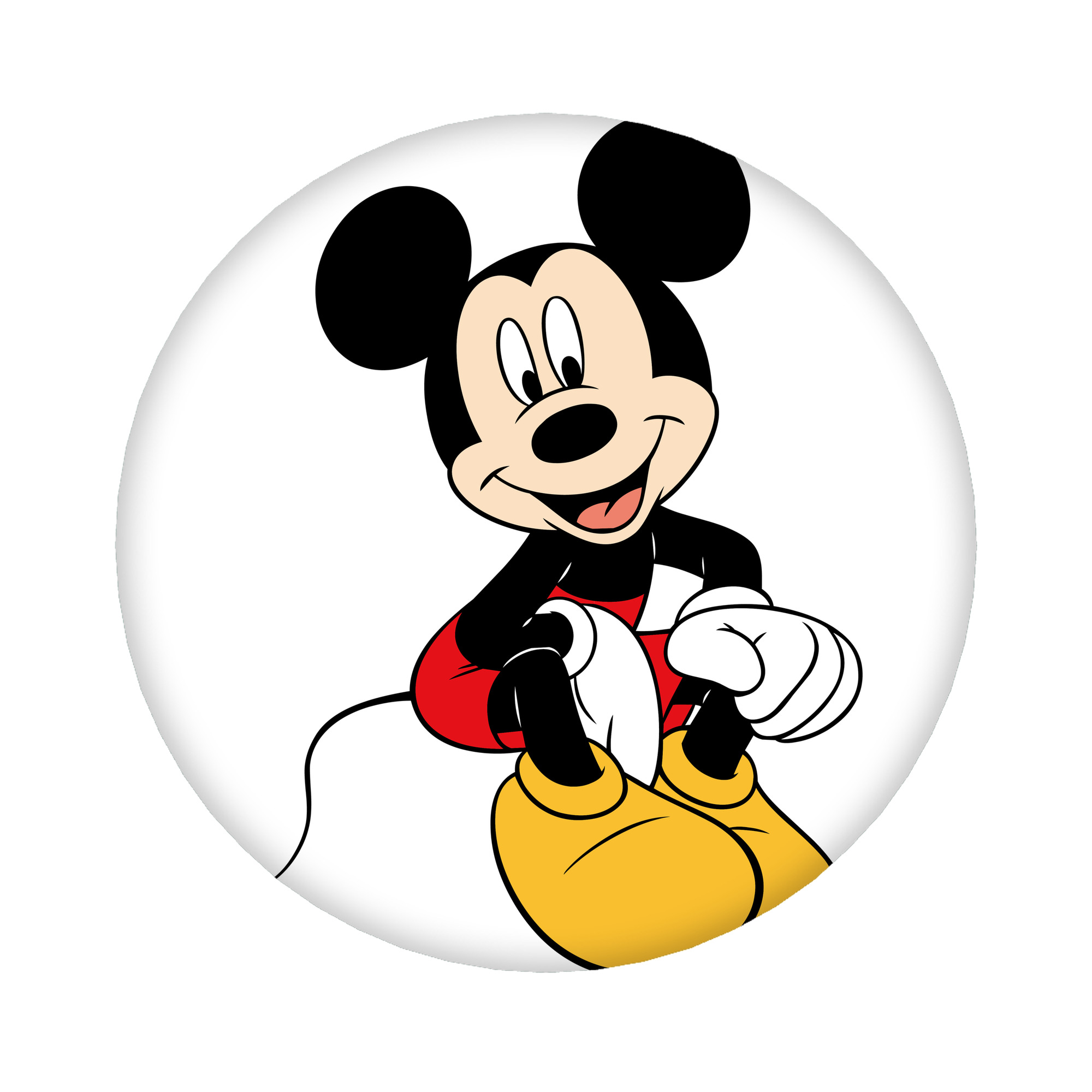（画像用） ミッキーマウス Mickey Mouse 6cm 缶バッジ 複数セット