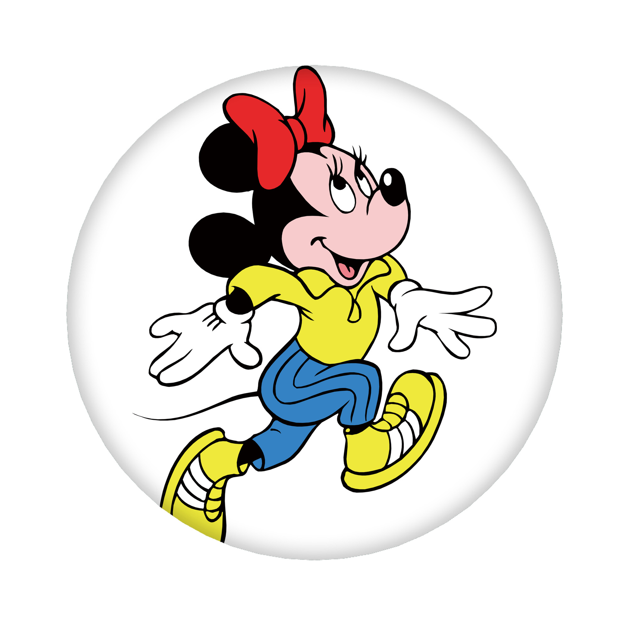 （画像用） ミッキーマウス Mickey Mouse 6cm 缶バッジ 複数セット