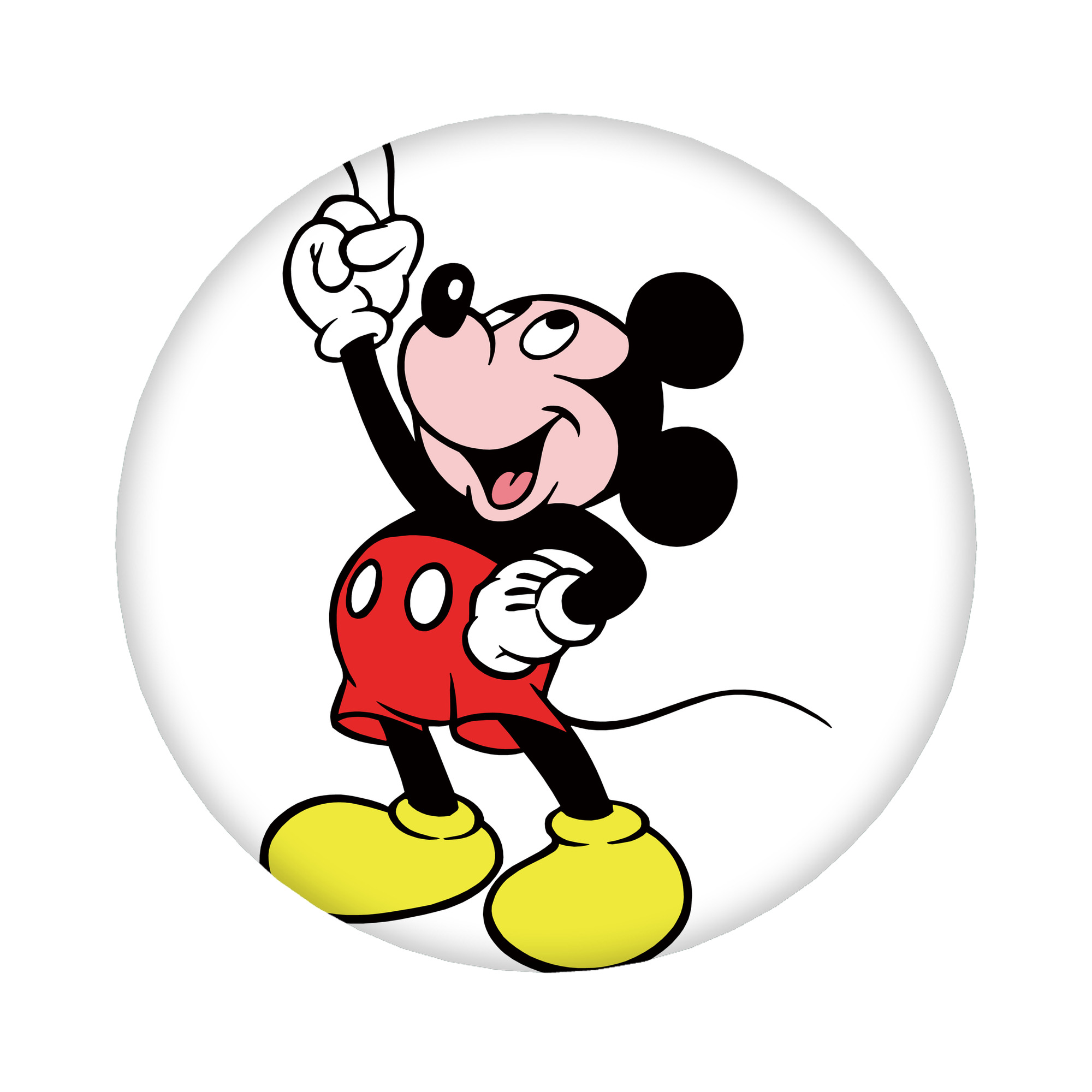 （画像用） ミッキーマウス Mickey Mouse 6cm 缶バッジ 複数セット
