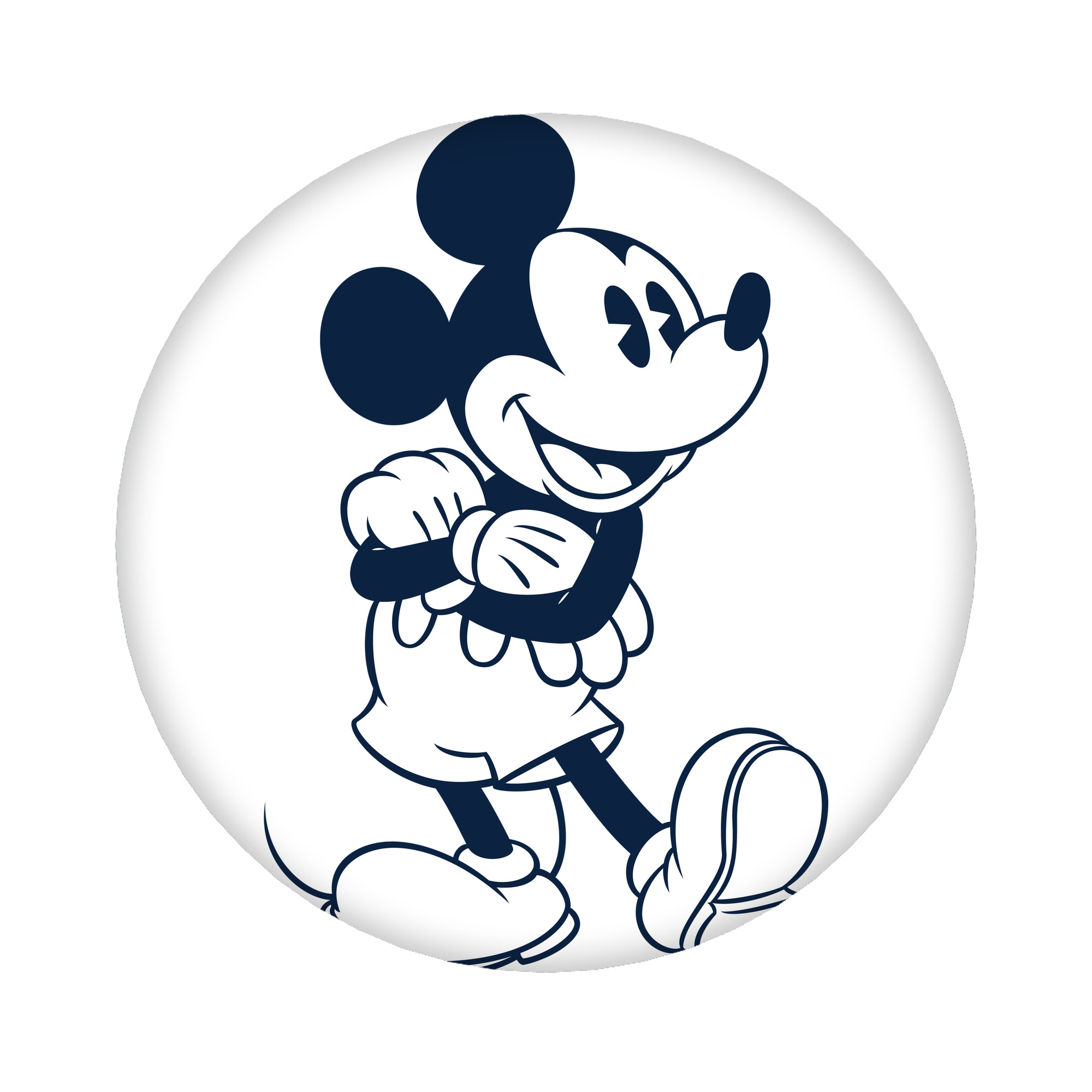 （画像用） ミッキーマウス Mickey Mouse 6cm 缶バッジ 複数セット