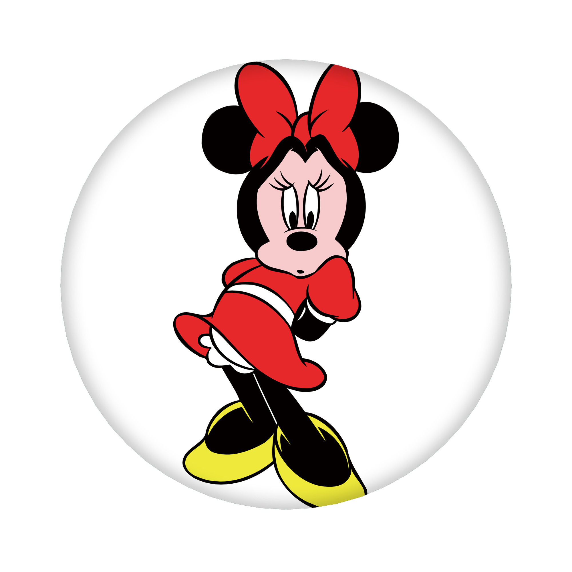 （画像用） ミッキーマウス Mickey Mouse 6cm 缶バッジ 複数セット