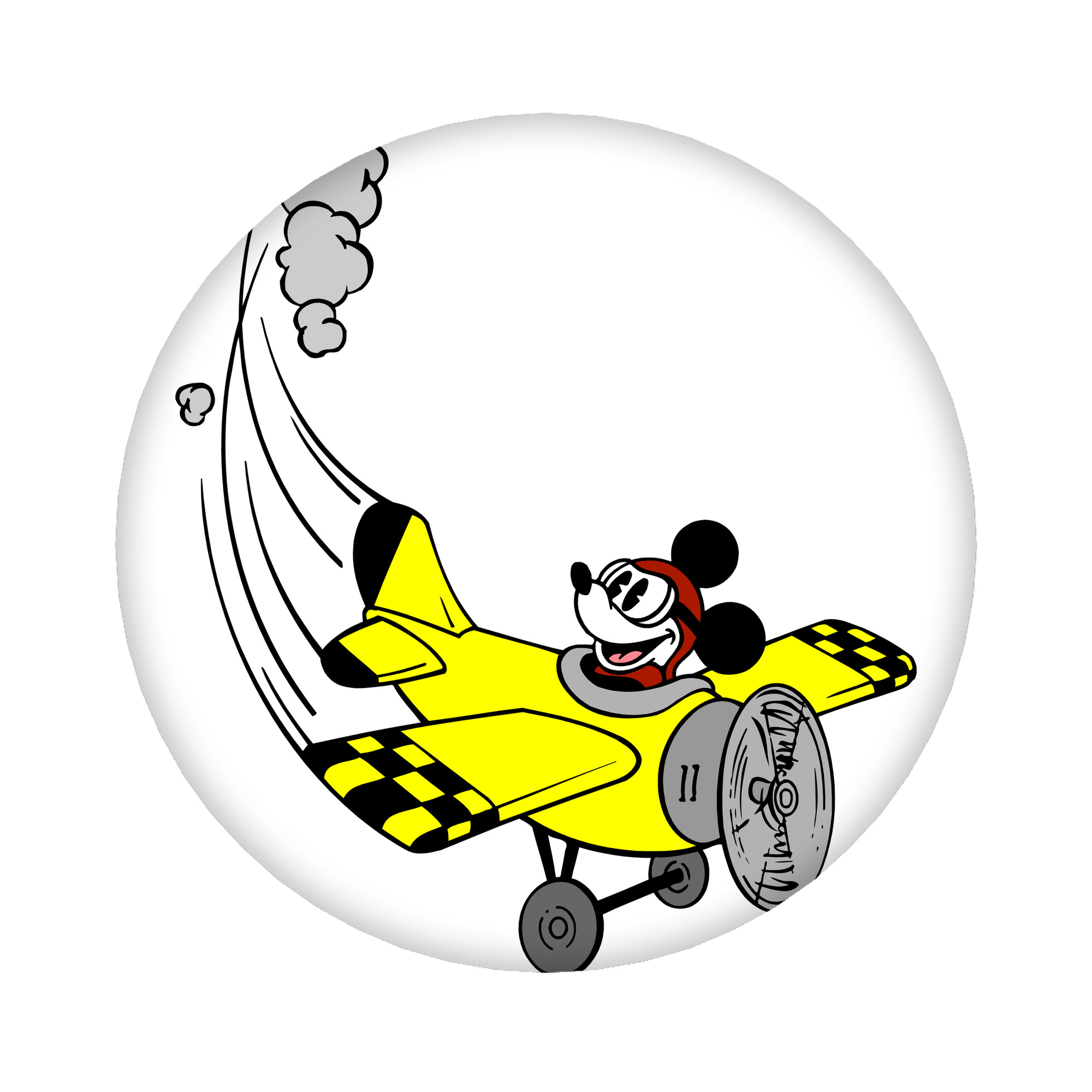 （画像用） ミッキーマウス Mickey Mouse 6cm 缶バッジ 複数セット