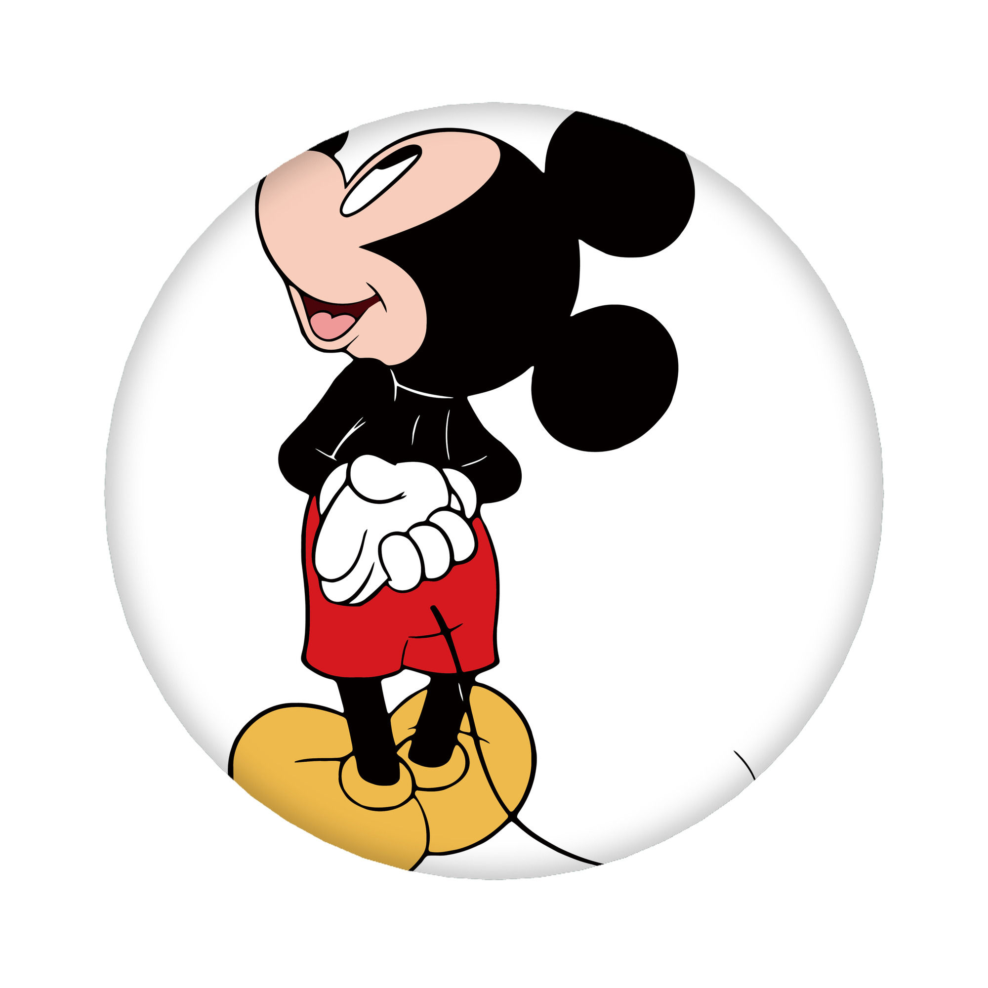 （画像用） ミッキーマウス Mickey Mouse 6cm 缶バッジ 複数セット