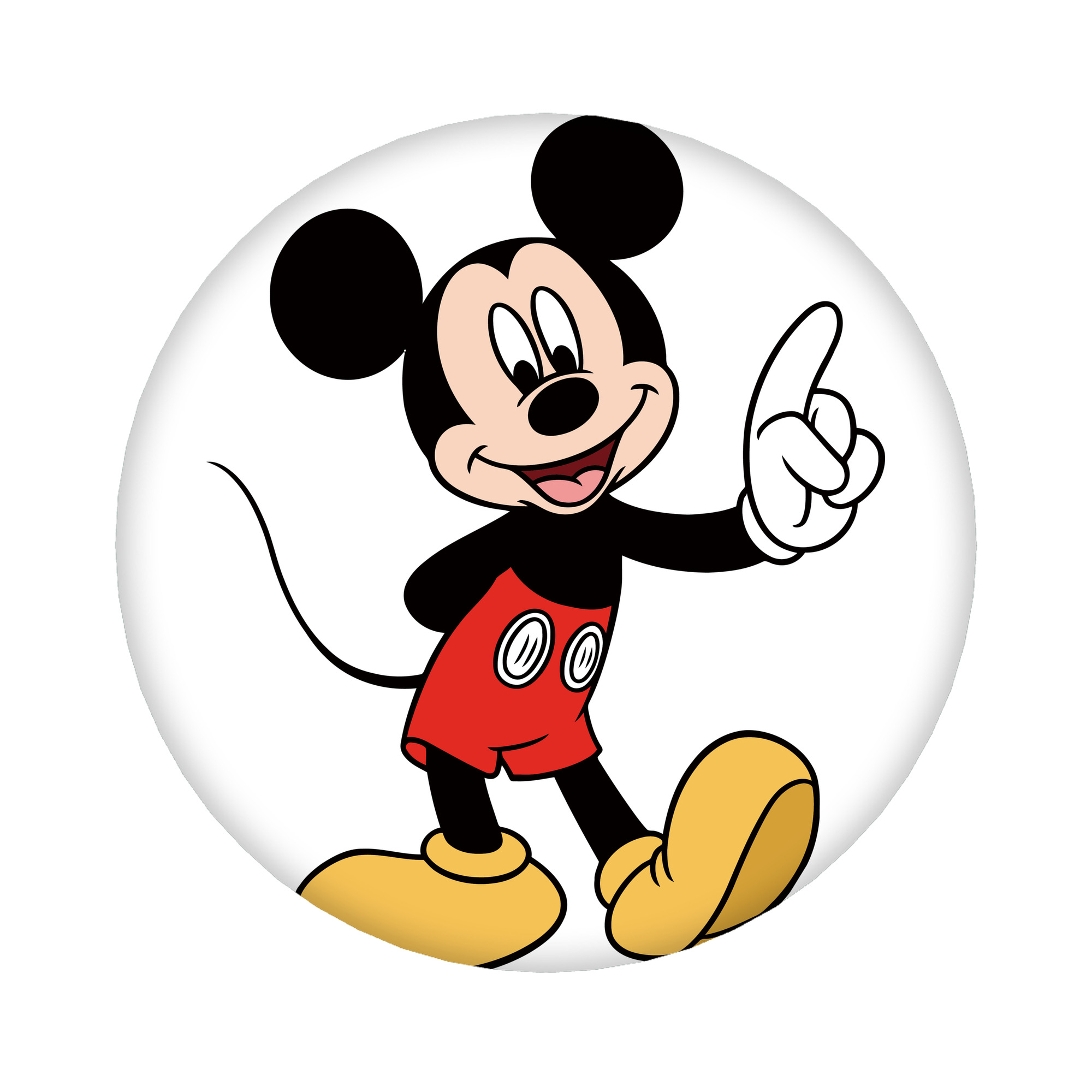 （画像用） ミッキーマウス Mickey Mouse 6cm 缶バッジ 複数セット