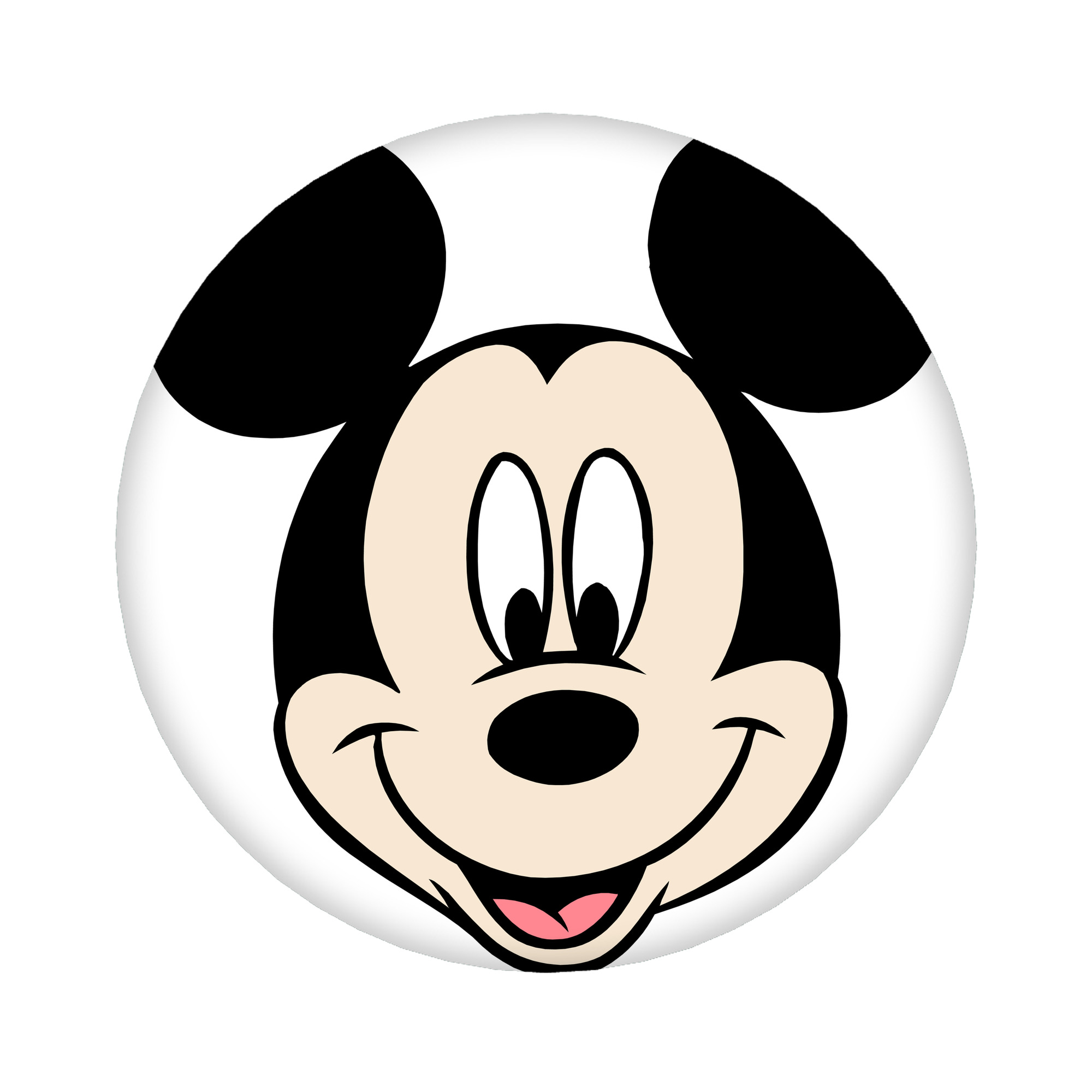 （画像用） ミッキーマウス Mickey Mouse 6cm 缶バッジ 複数セット