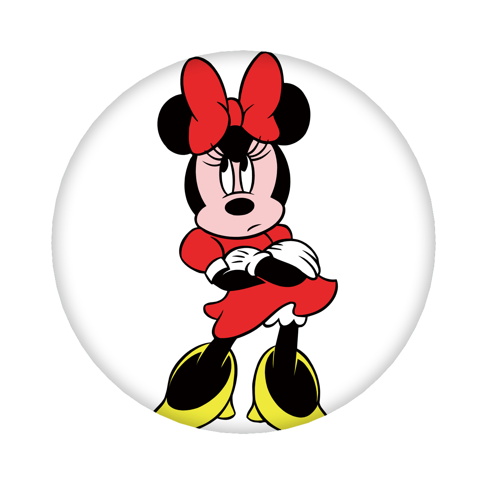 （画像用） ミッキーマウス Mickey Mouse 6cm 缶バッジ 複数セット