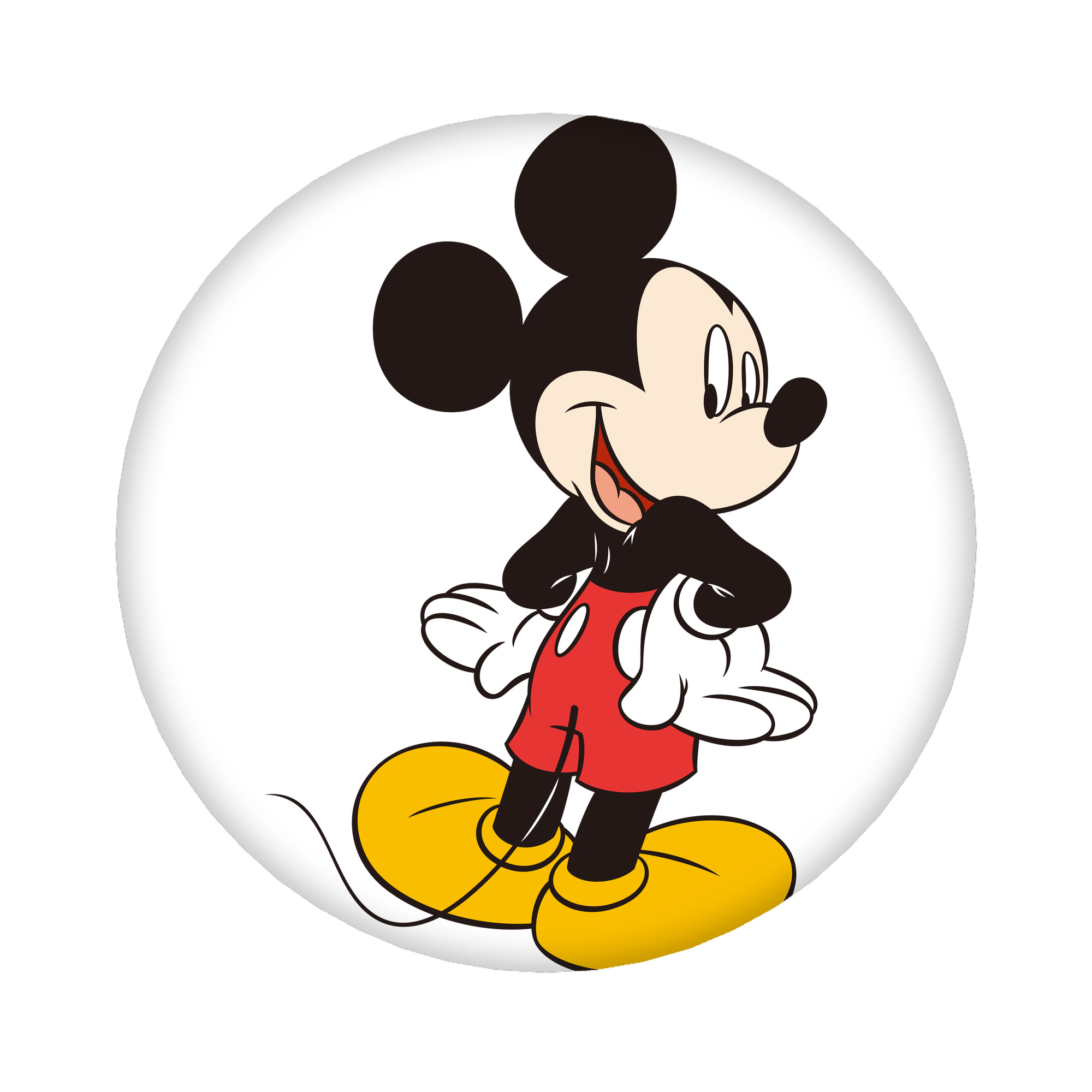 （画像用） ミッキーマウス Mickey Mouse 6cm 缶バッジ 複数セット
