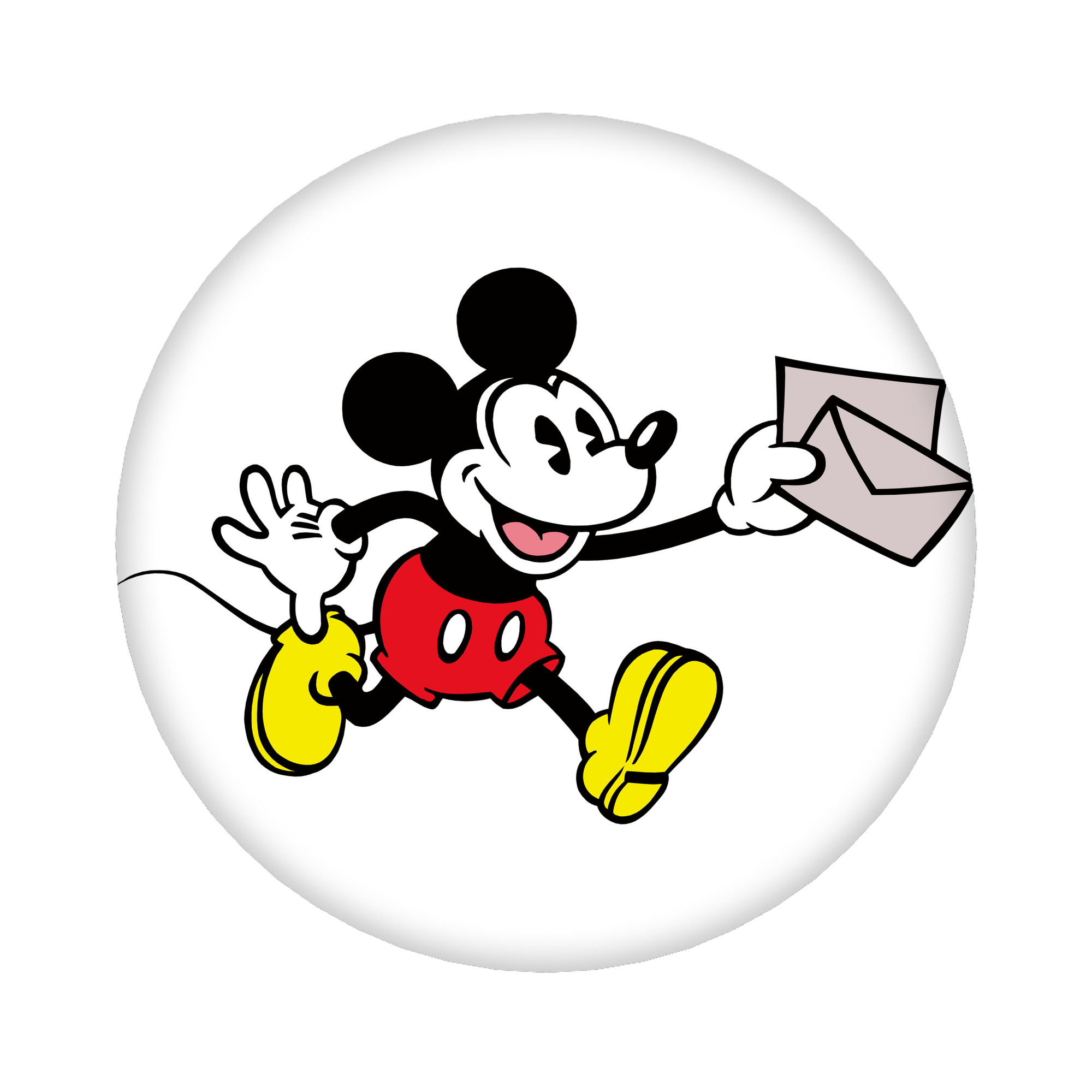 （画像用） ミッキーマウス Mickey Mouse 6cm 缶バッジ 複数セット