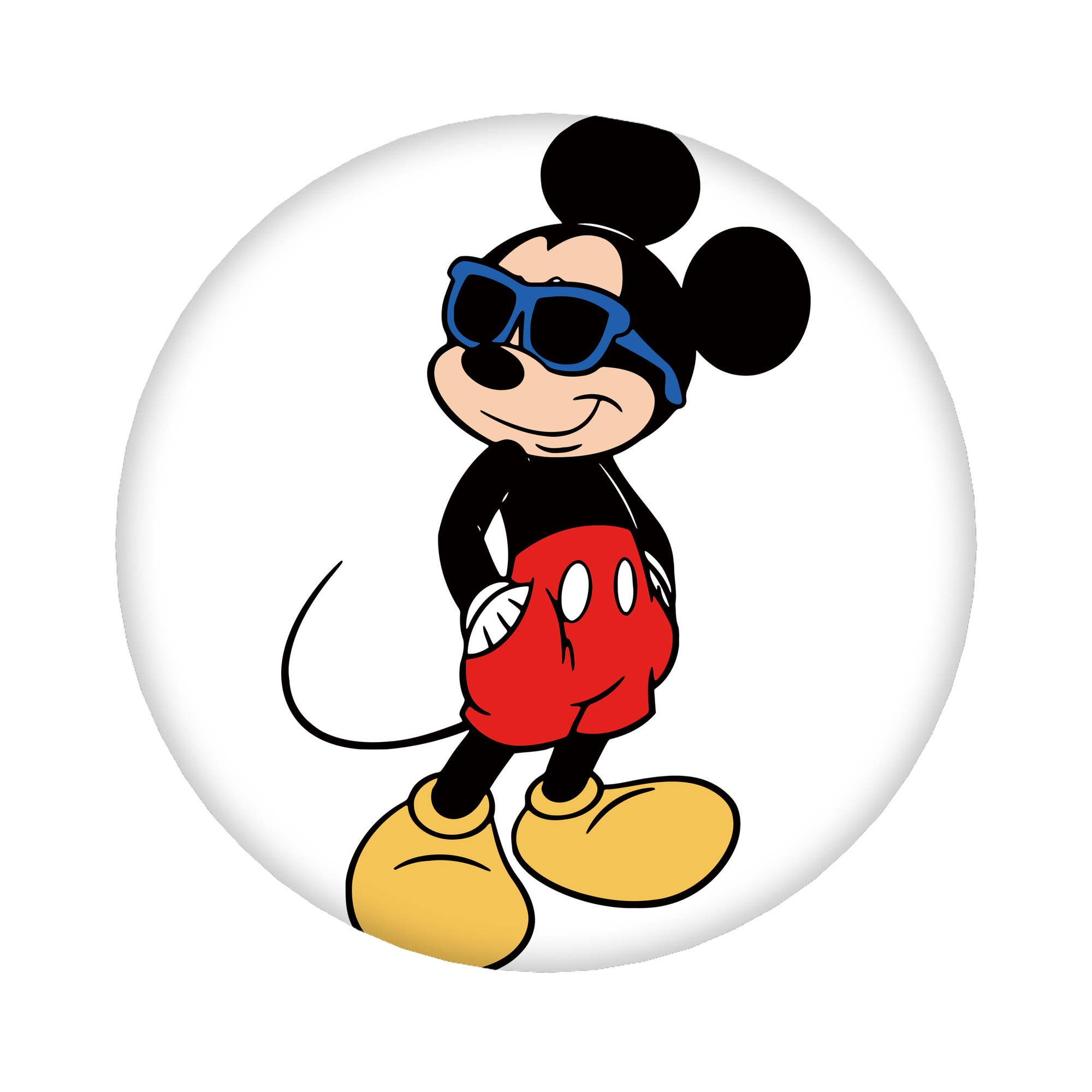 （画像用） ミッキーマウス Mickey Mouse 6cm 缶バッジ 複数セット