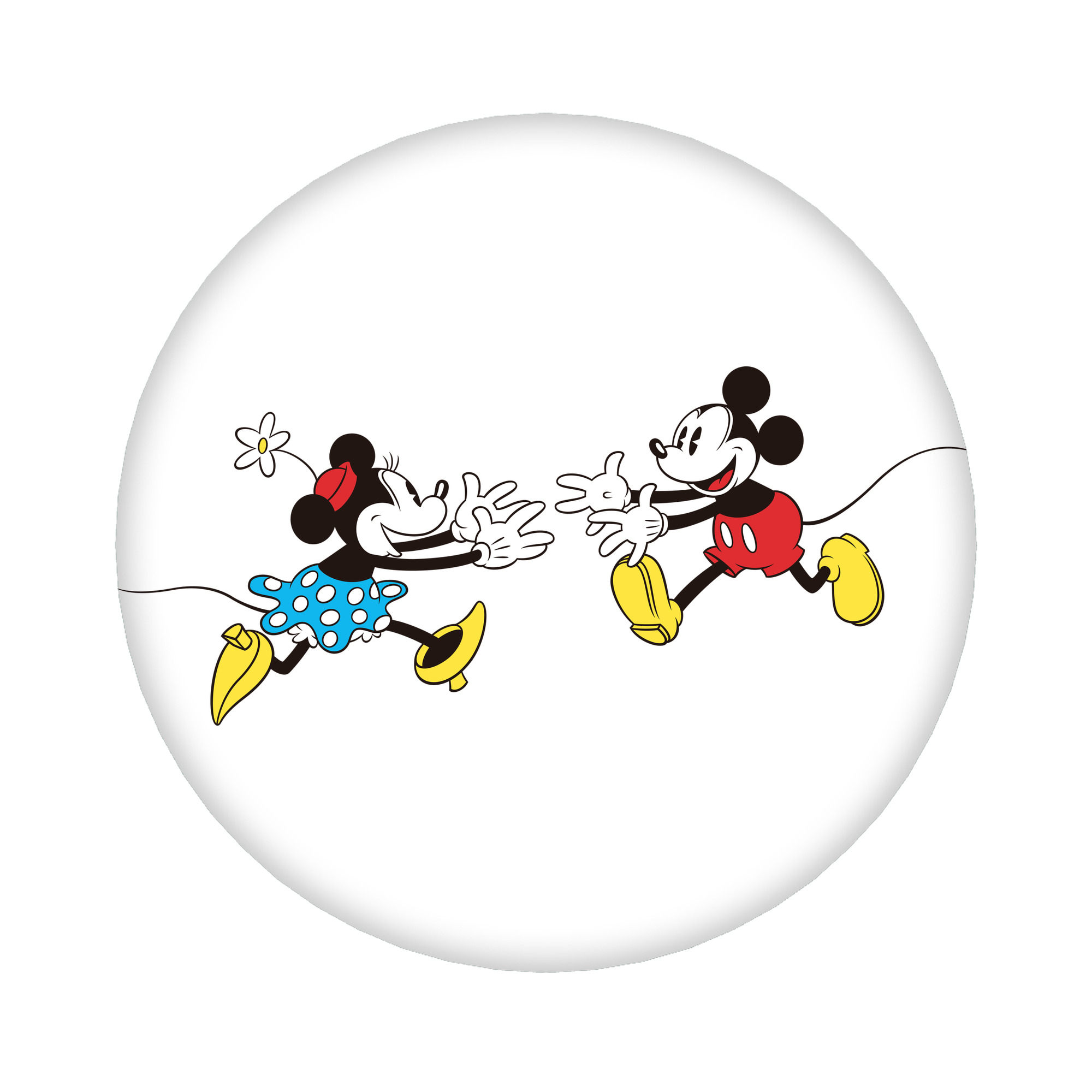（画像用） ミッキーマウス Mickey Mouse 6cm 缶バッジ 複数セット