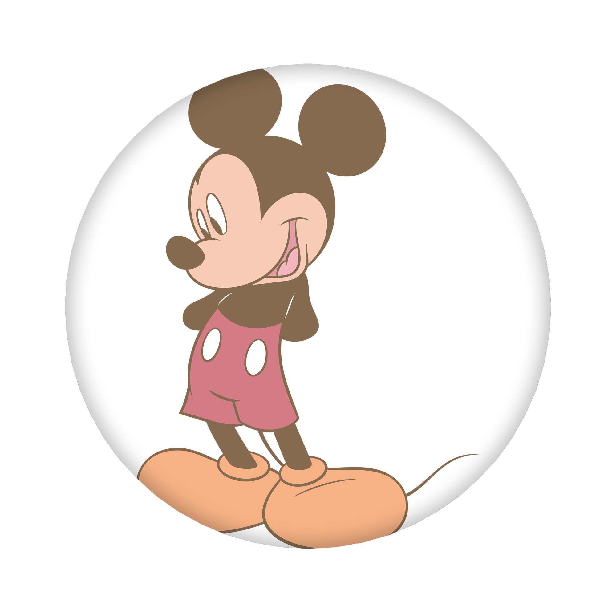 （画像用） ミッキーマウス Mickey Mouse 6cm 缶バッジ 複数セット