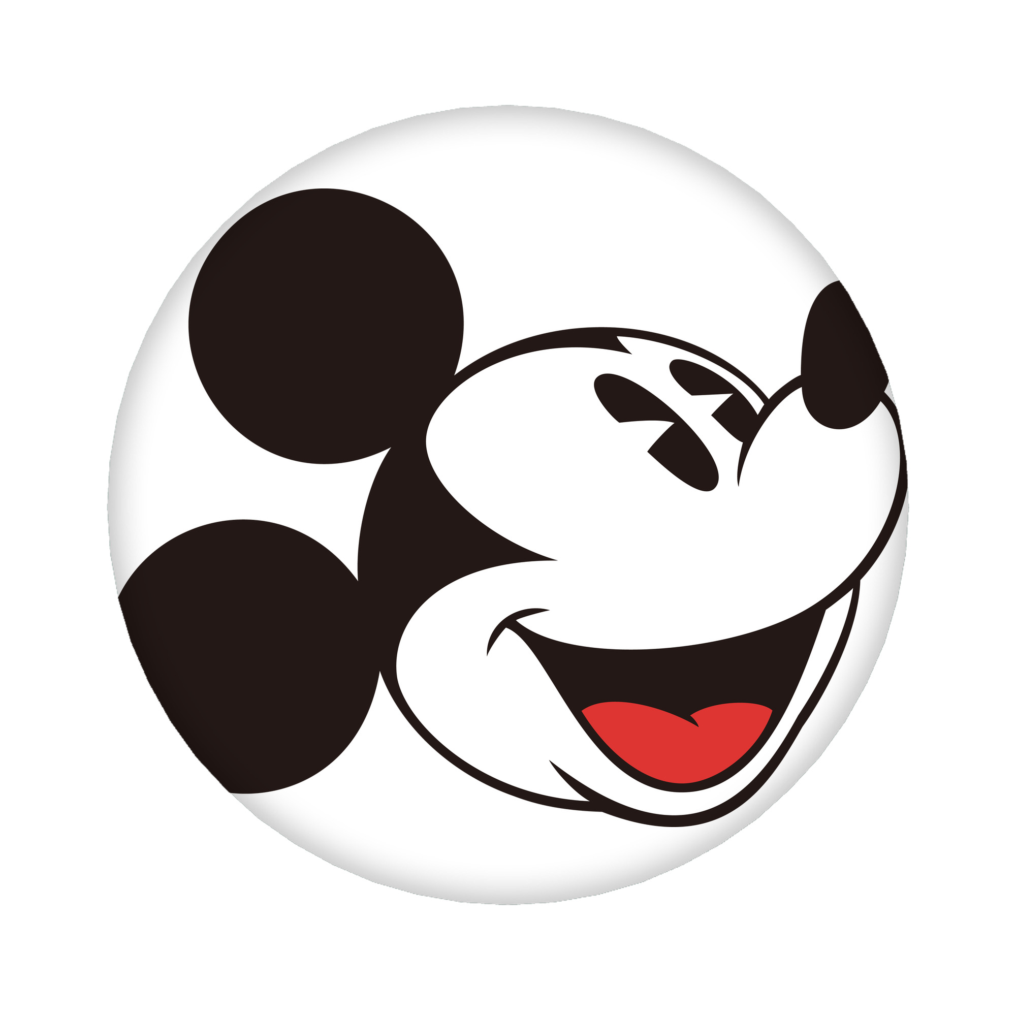 （画像用） ミッキーマウス Mickey Mouse 6cm 缶バッジ 複数セット