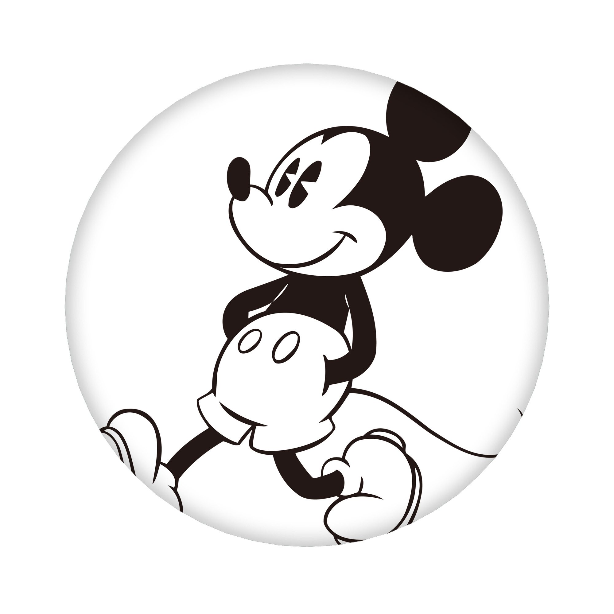（画像用） ミッキーマウス Mickey Mouse 6cm 缶バッジ 複数セット