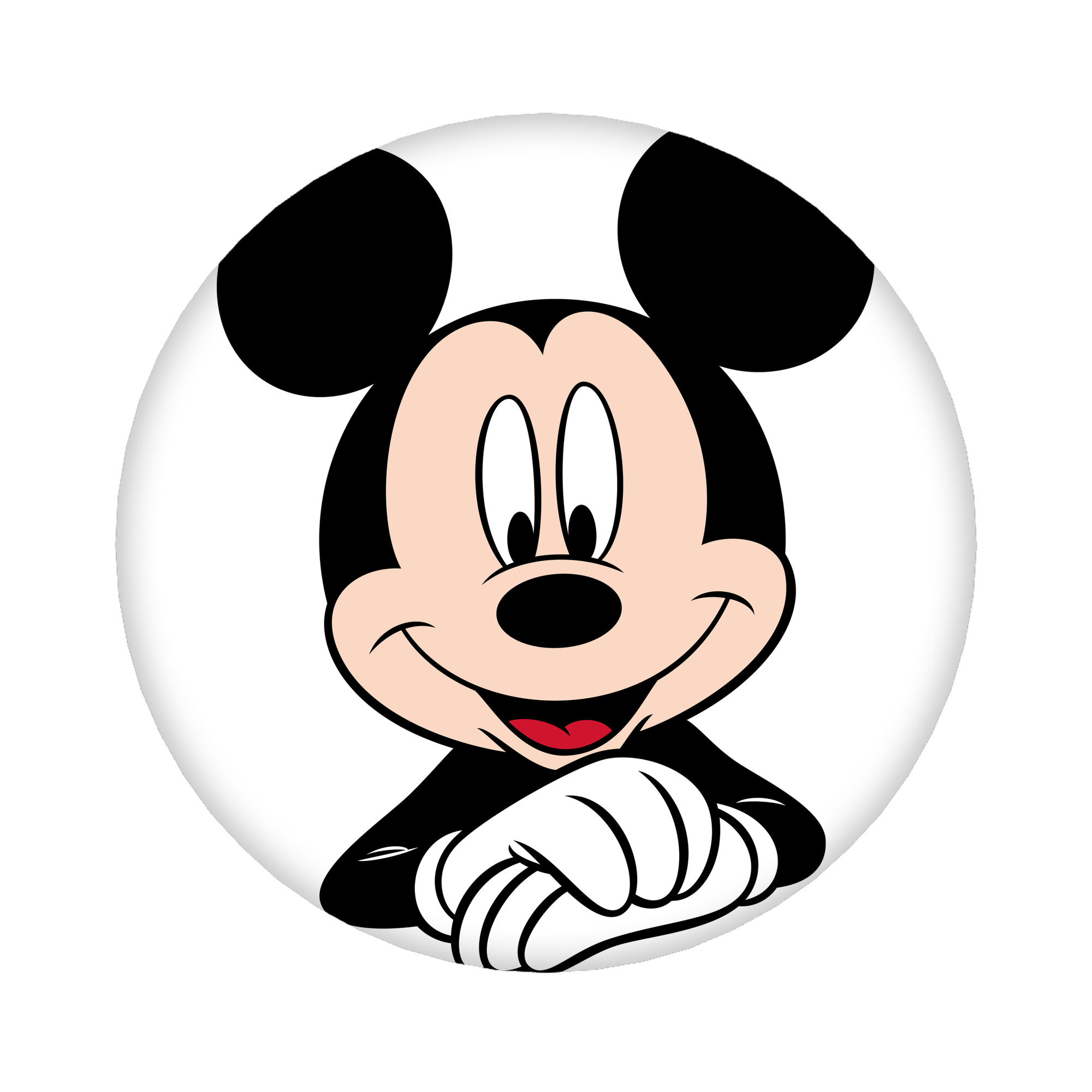 （画像用） ミッキーマウス Mickey Mouse 6cm 缶バッジ 複数セット