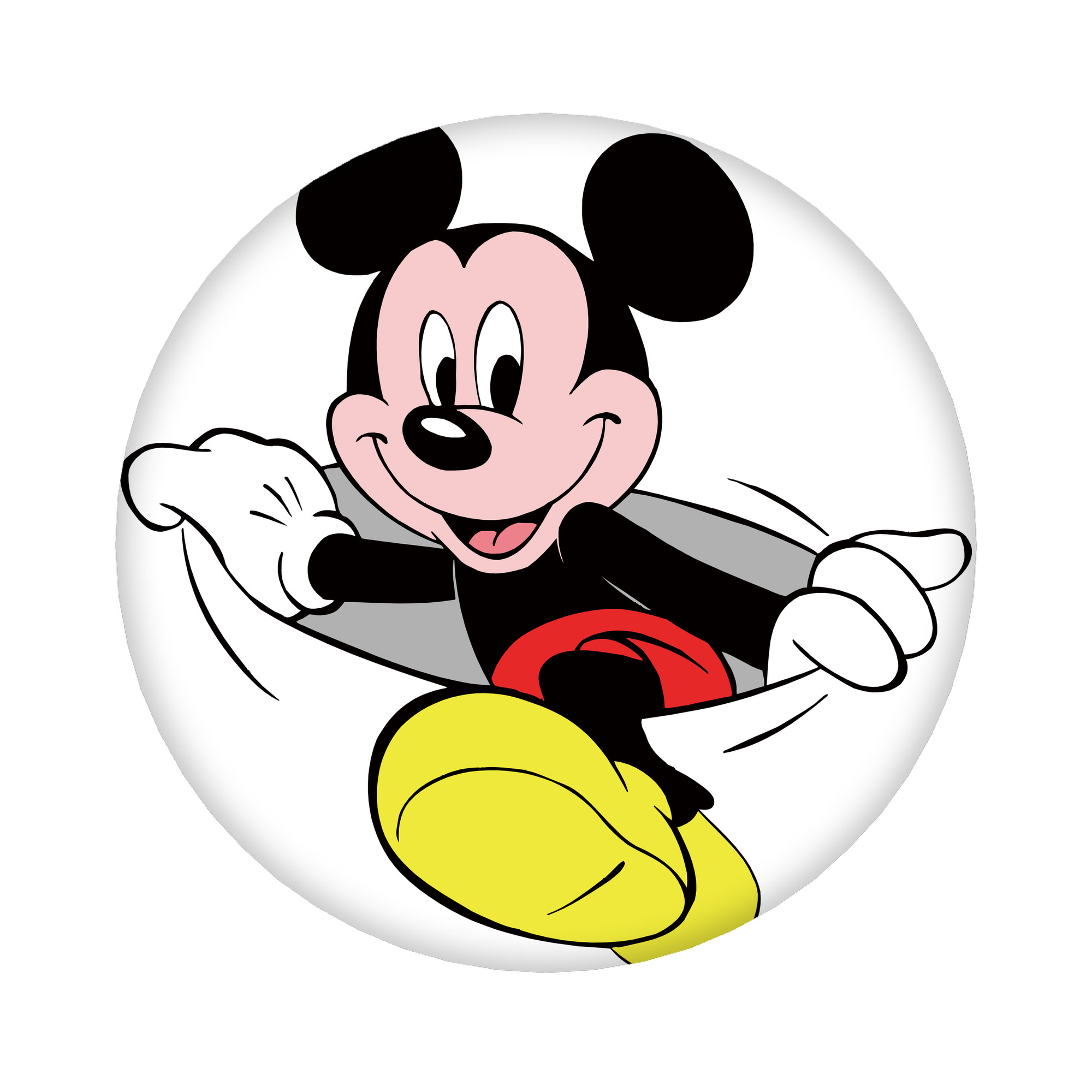 （画像用） ミッキーマウス Mickey Mouse 6cm 缶バッジ 複数セット