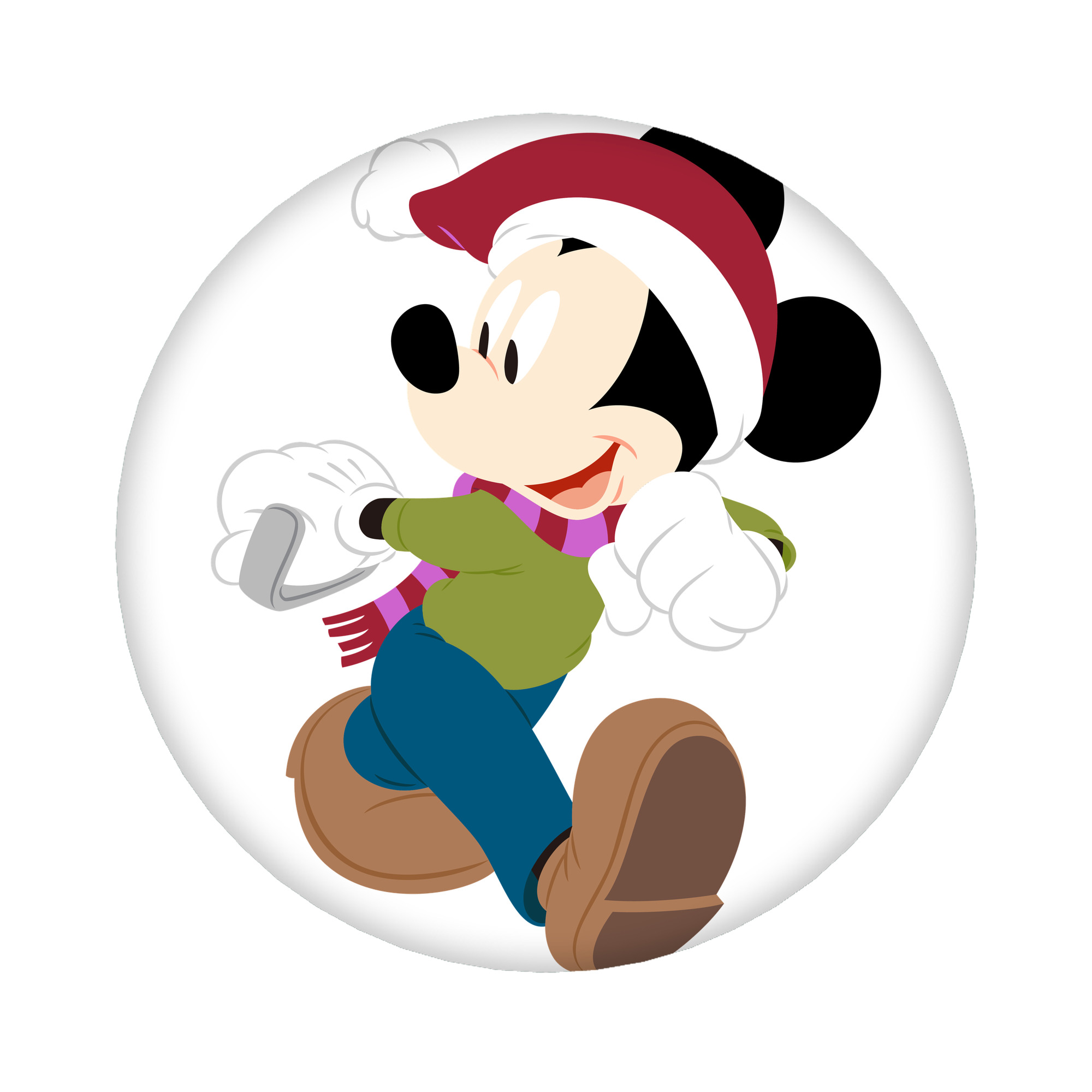 （画像用） ミッキーマウス Mickey Mouse 6cm 缶バッジ 複数セット
