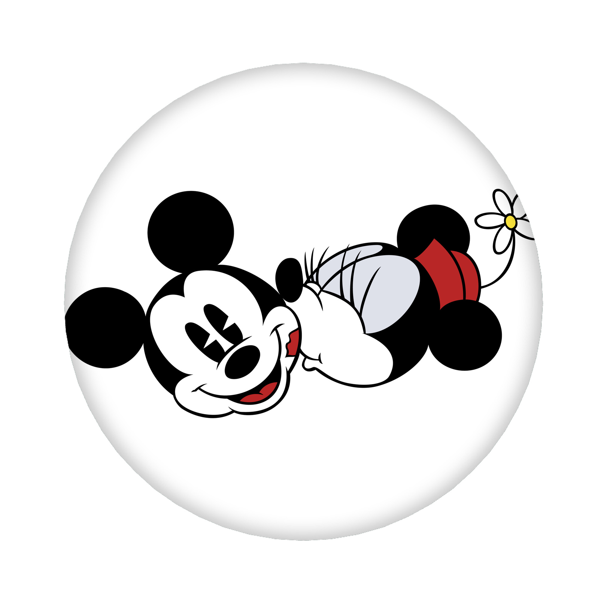 （画像用） ミッキーマウス Mickey Mouse 6cm 缶バッジ 複数セット