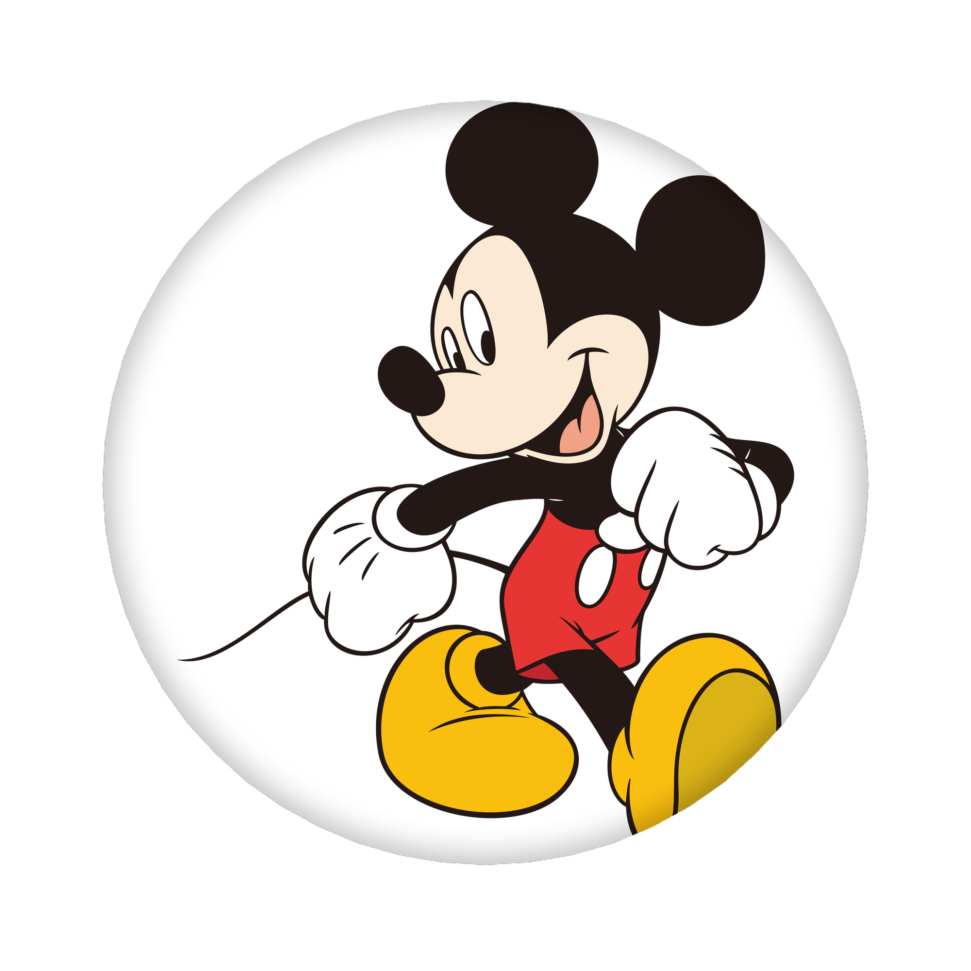 （画像用） ミッキーマウス Mickey Mouse 6cm 缶バッジ 複数セット