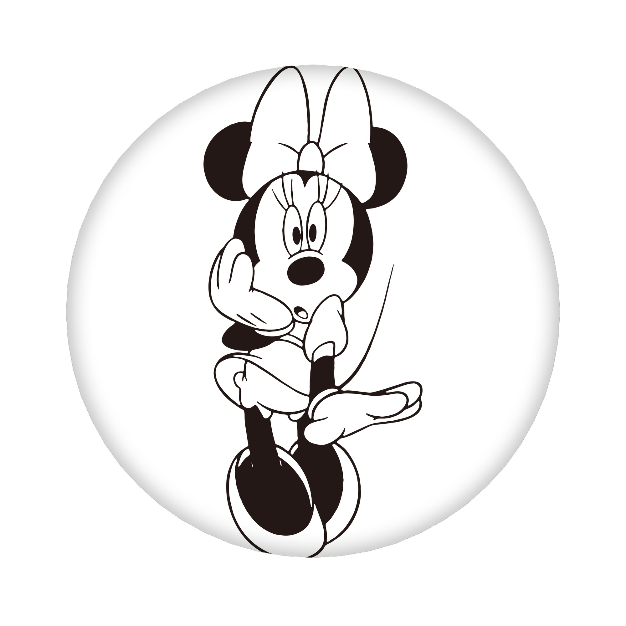 （画像用） ミッキーマウス Mickey Mouse 6cm 缶バッジ 複数セット