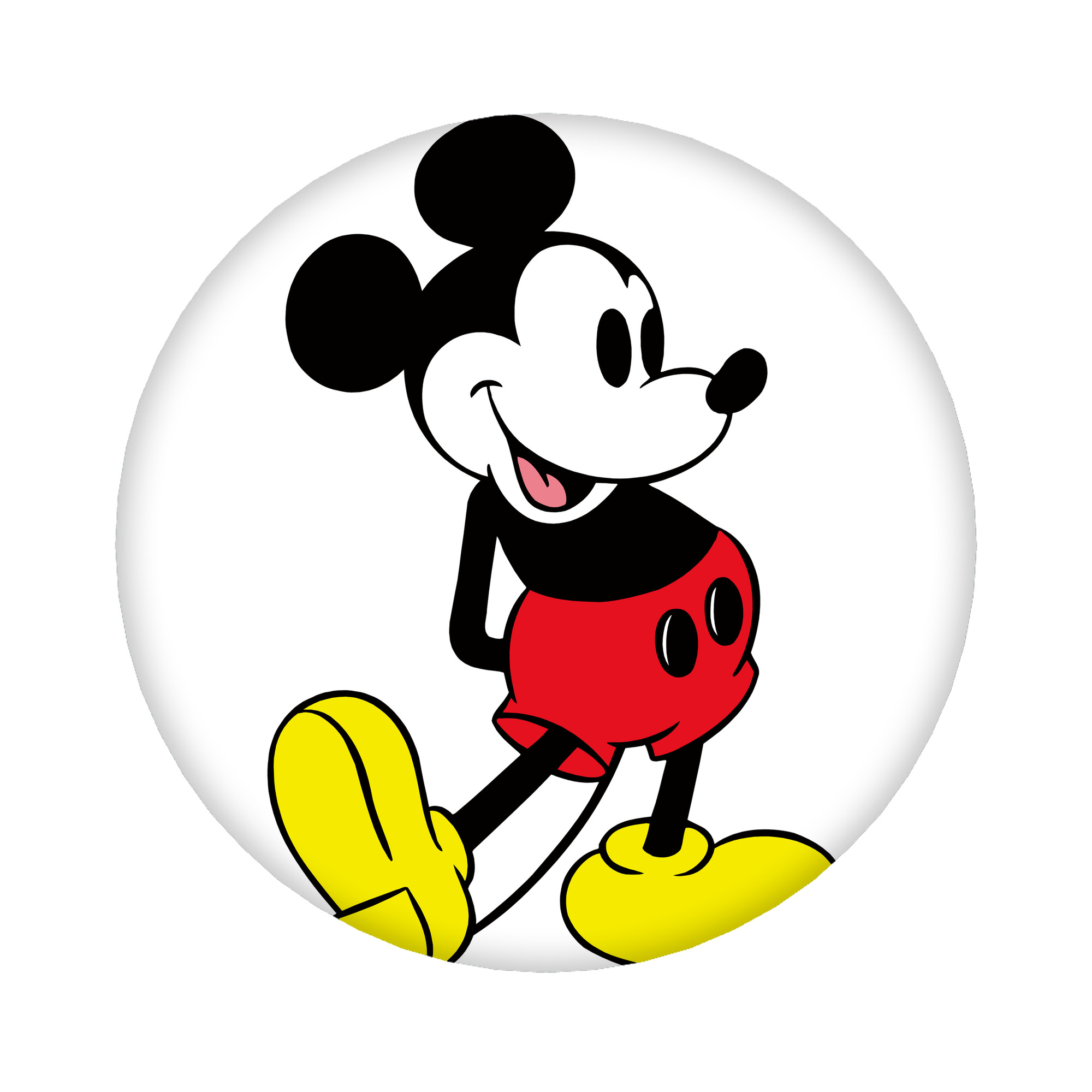 （画像用） ミッキーマウス Mickey Mouse 6cm 缶バッジ 複数セット