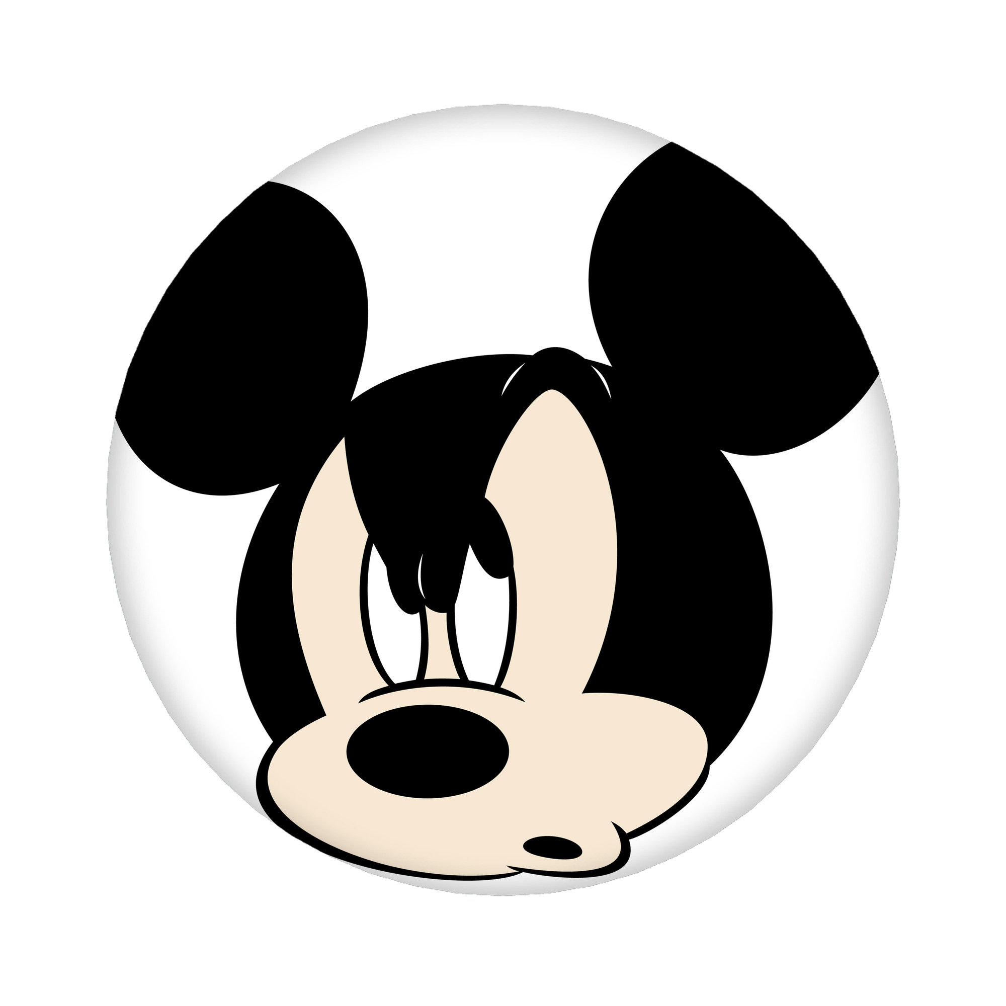 （画像用） ミッキーマウス Mickey Mouse 6cm 缶バッジ 複数セット