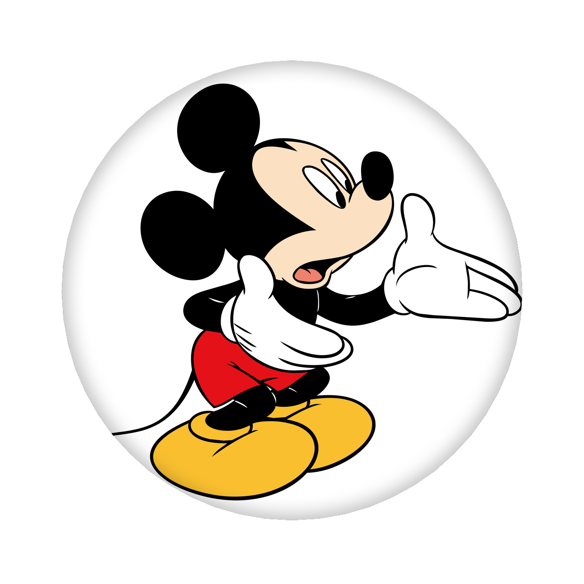 （画像用） ミッキーマウス Mickey Mouse 6cm 缶バッジ 複数セット