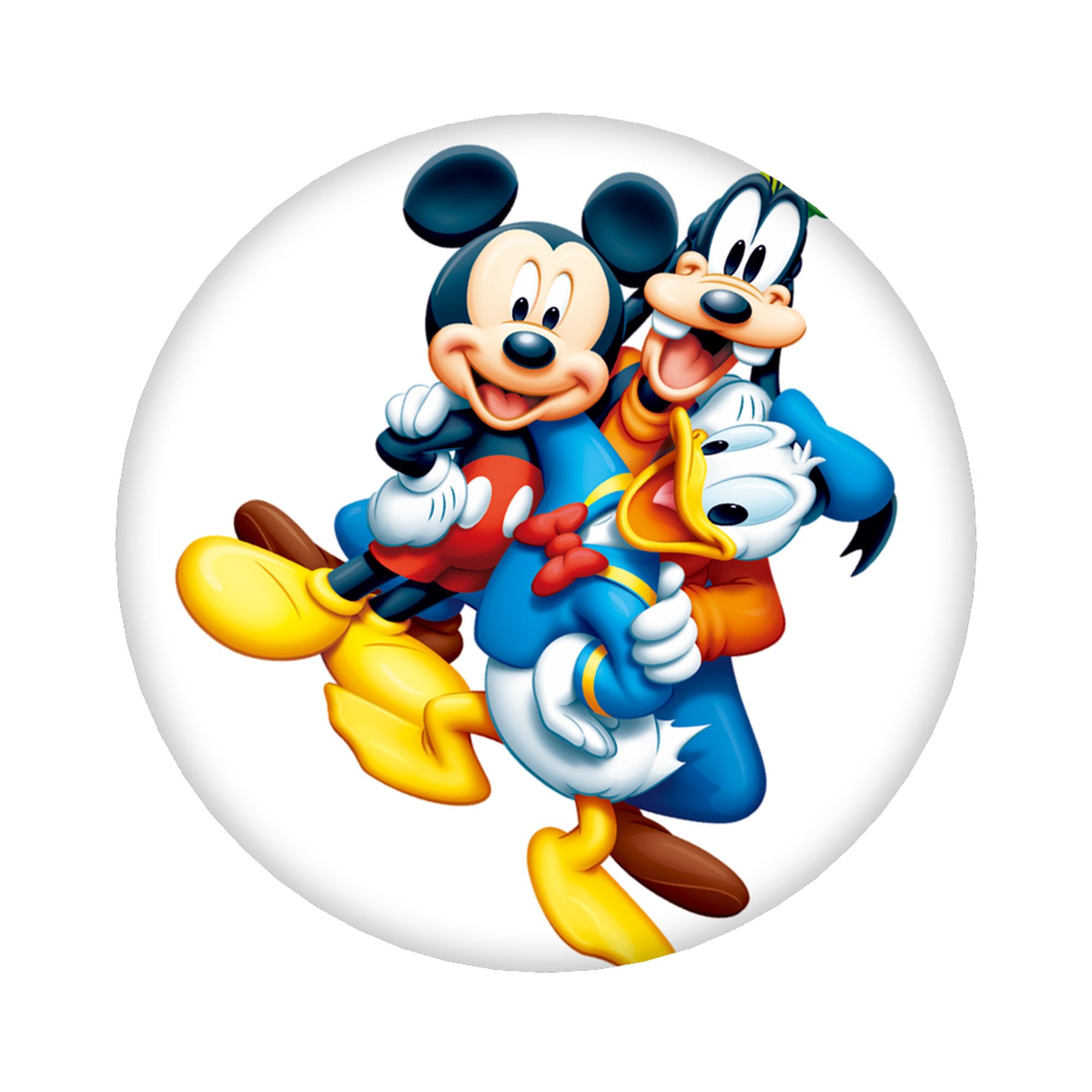 （画像用） ミッキーマウス Mickey Mouse 6cm 缶バッジ 複数セット