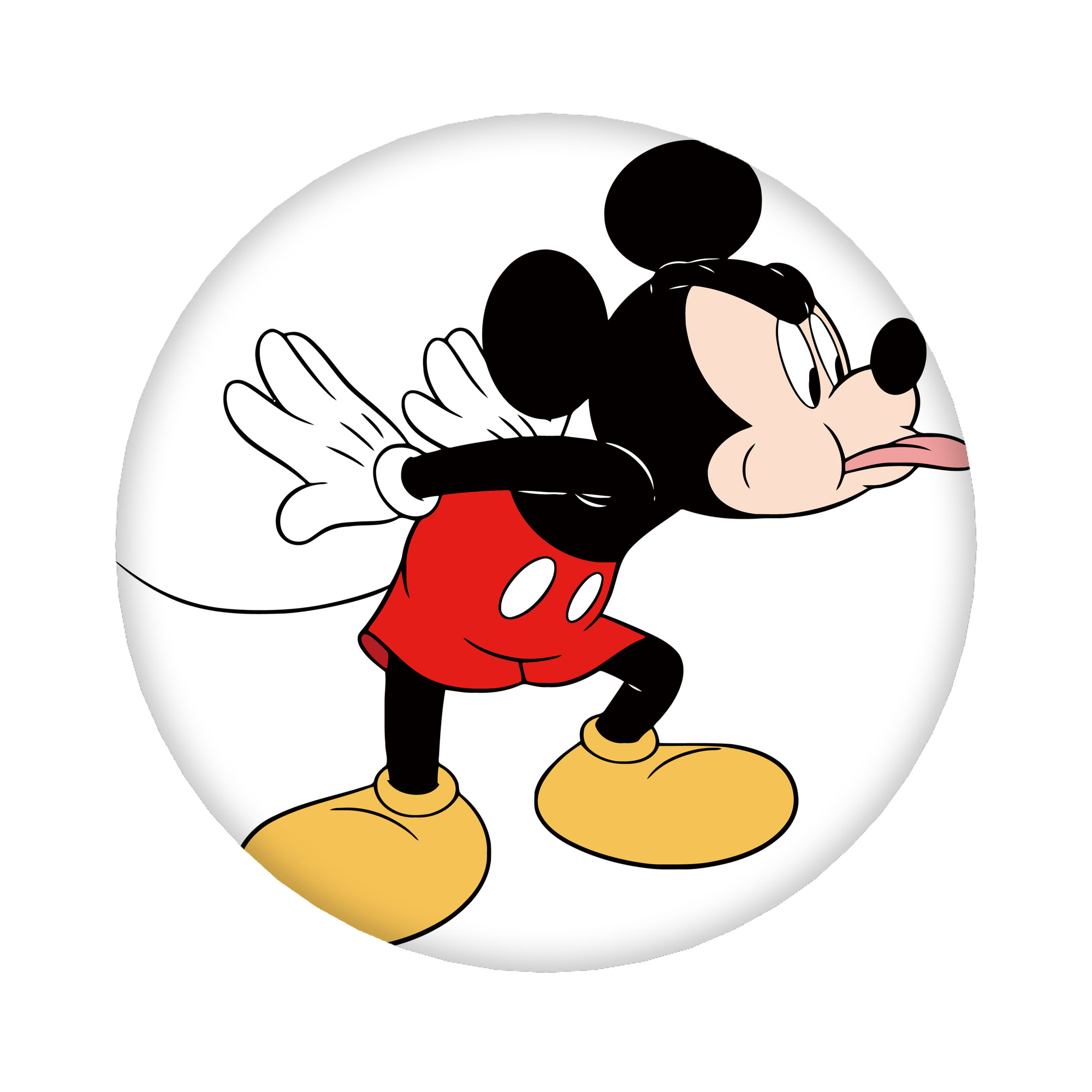 （画像用） ミッキーマウス Mickey Mouse 6cm 缶バッジ 複数セット