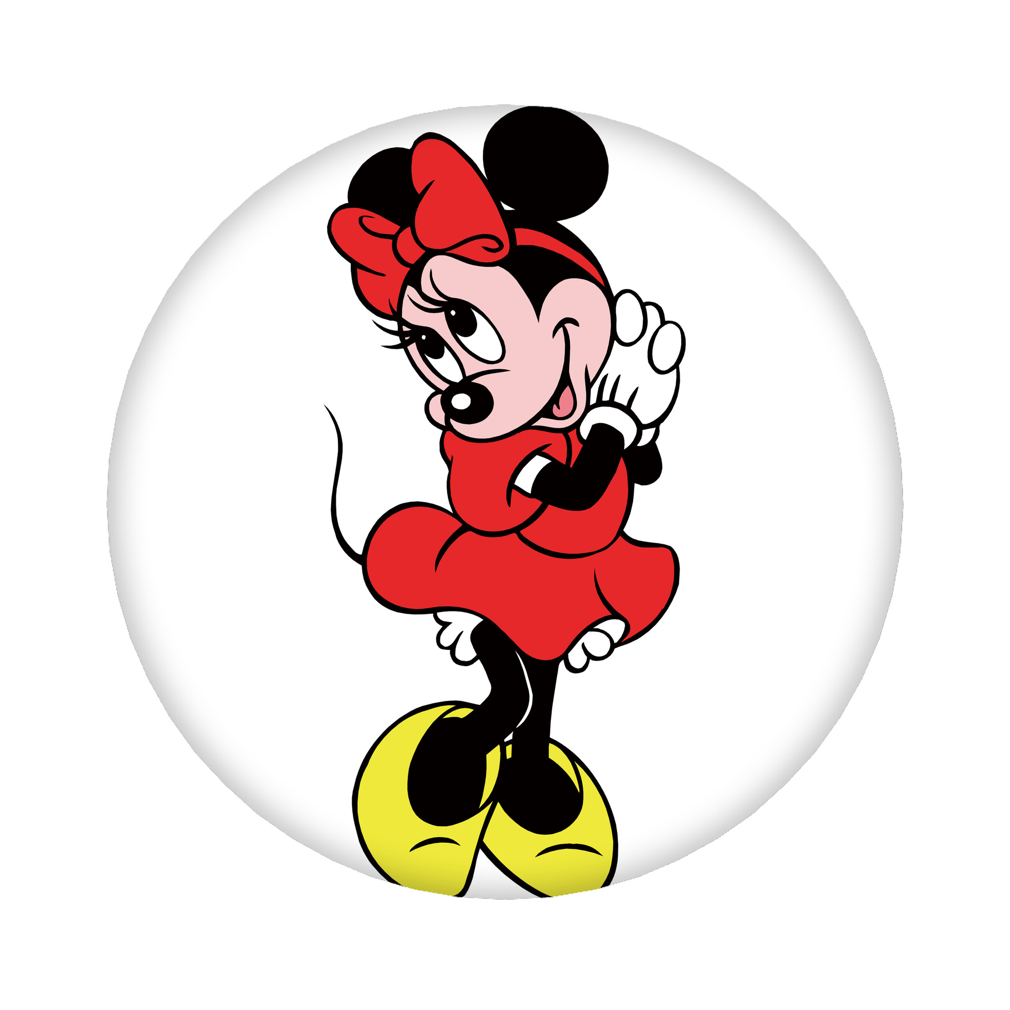 （画像用） ミッキーマウス Mickey Mouse 6cm 缶バッジ 複数セット