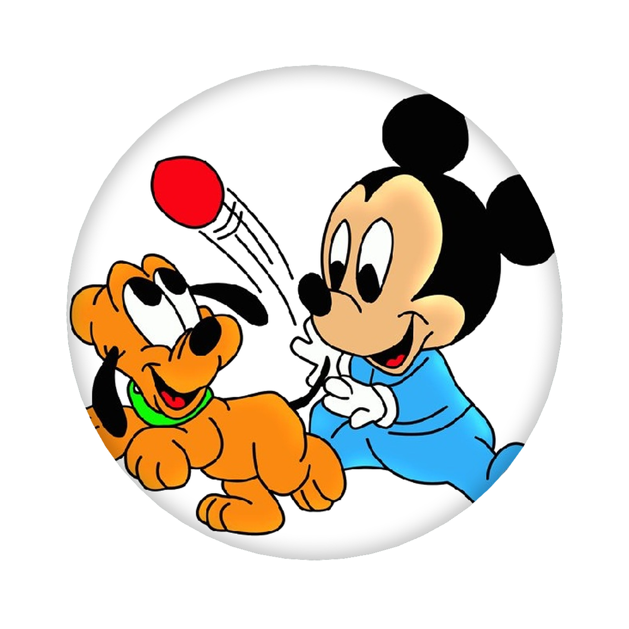 （画像用） ミッキーマウス Mickey Mouse 6cm 缶バッジ 複数セット