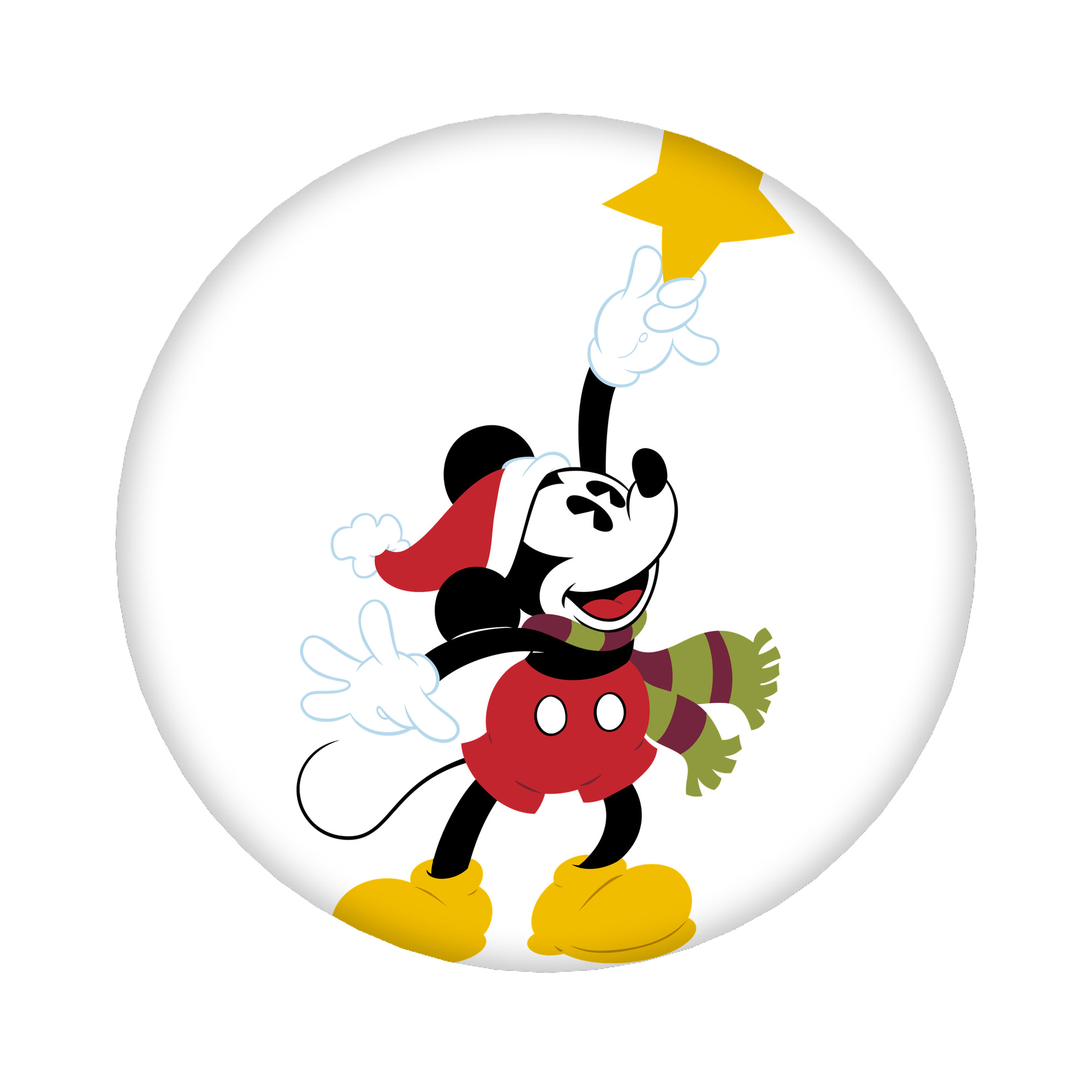 （画像用） ミッキーマウス Mickey Mouse 6cm 缶バッジ 複数セット
