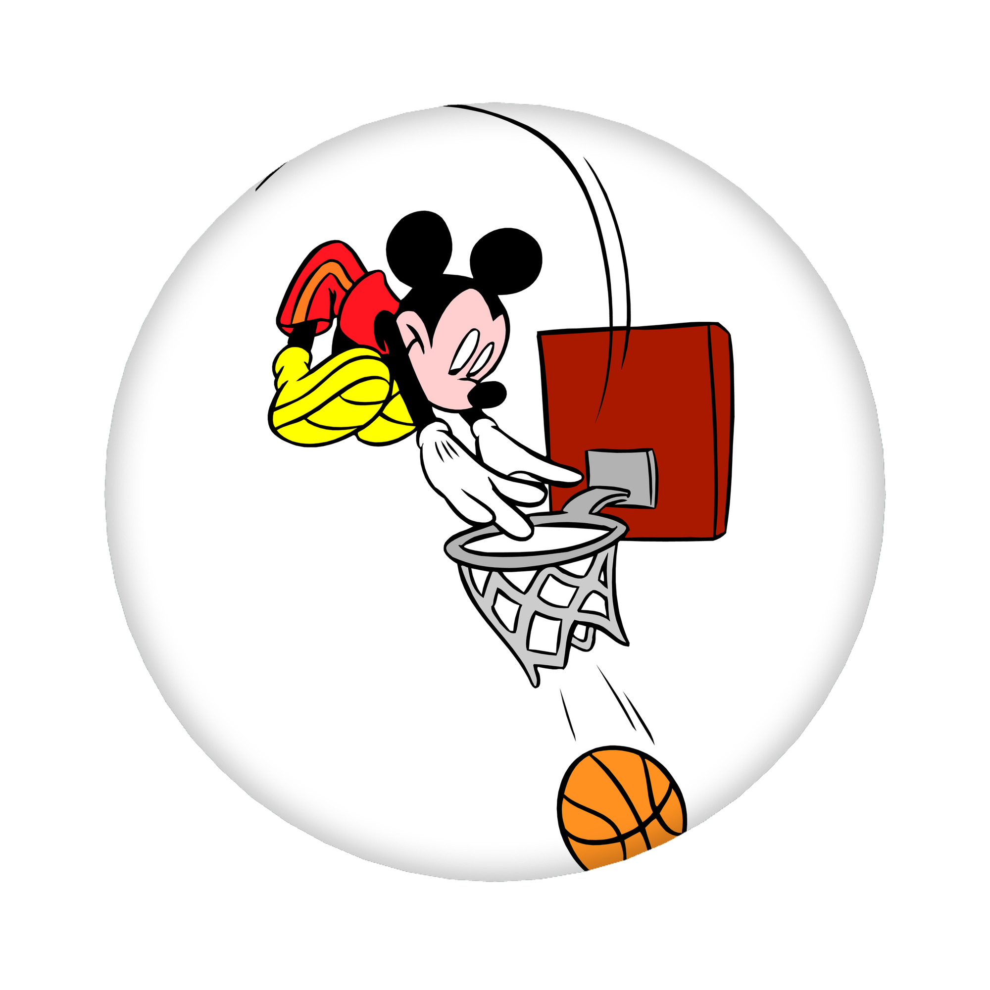 （画像用） ミッキーマウス Mickey Mouse 6cm 缶バッジ 複数セット
