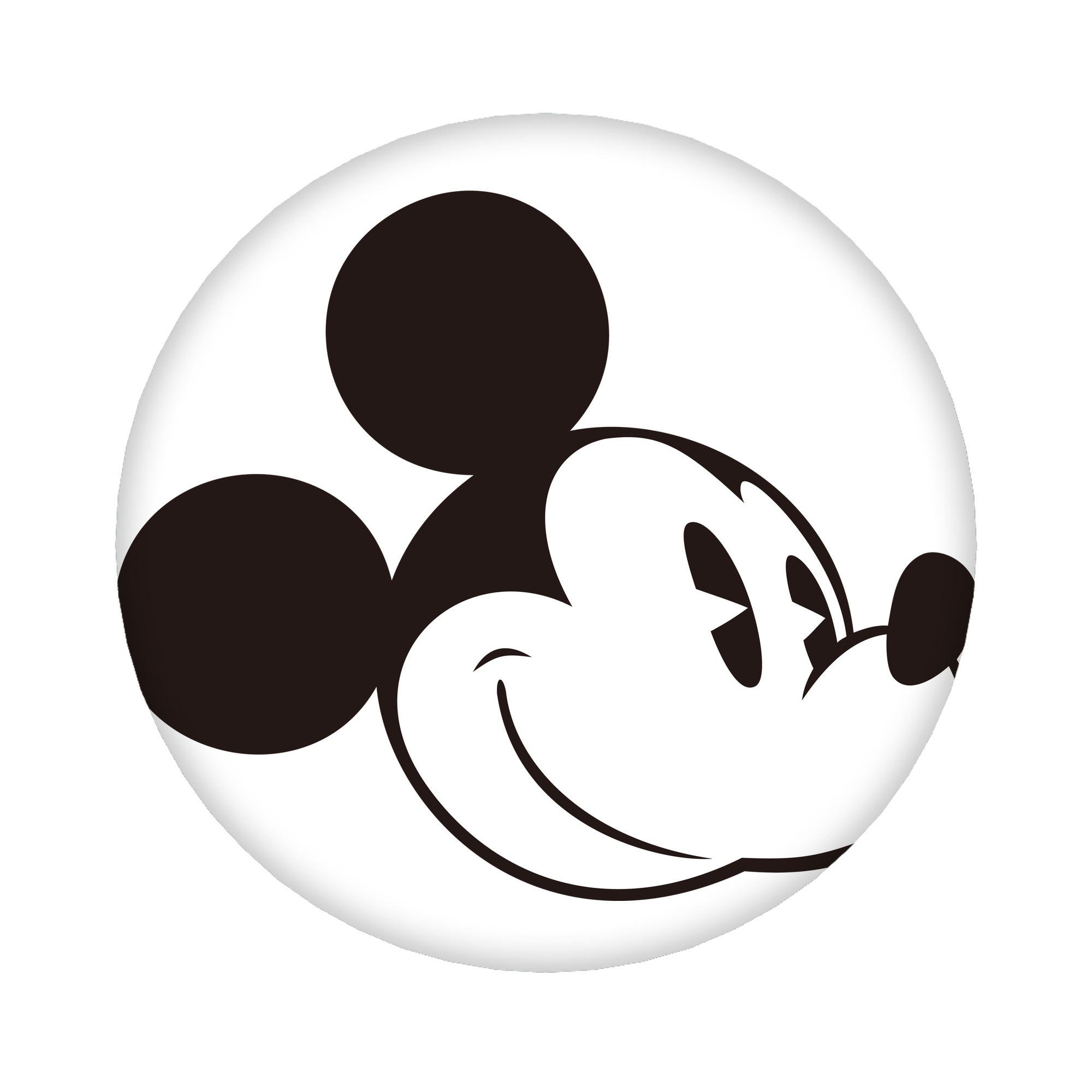（画像用） ミッキーマウス Mickey Mouse 6cm 缶バッジ 複数セット