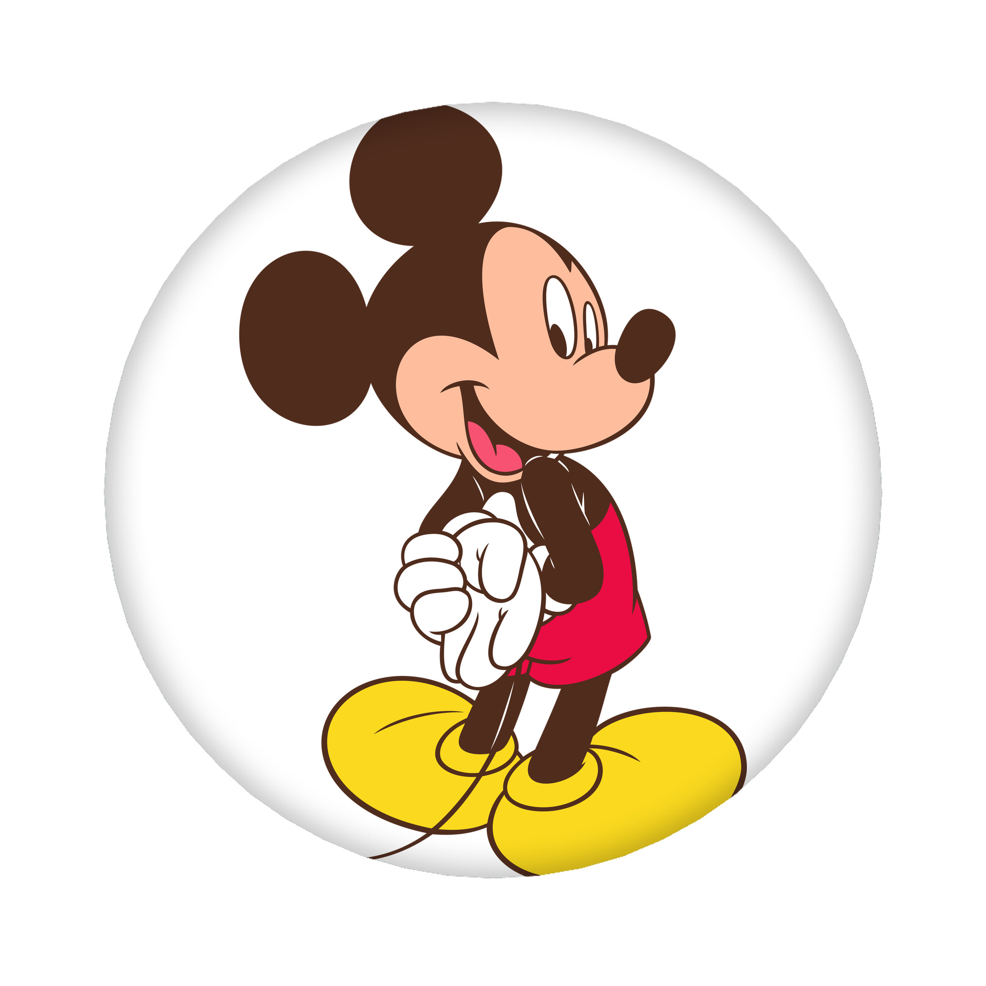 （画像用） ミッキーマウス Mickey Mouse 6cm 缶バッジ 複数セット